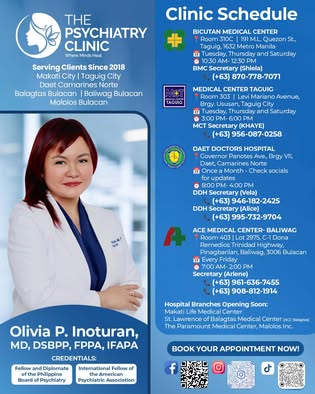 The Psychiatry Clinic Facebook ad: We are a PRIVATE clinic, that provide NON-EMERGENCY…
