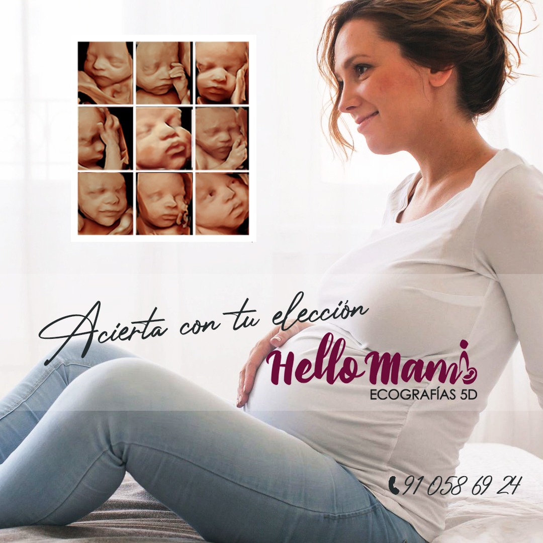 Hello Mami 5D Facebook ad: Porque los detalles cuentan, elige Hello Mami 5D.