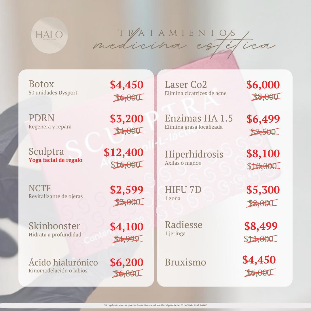 Dra. Valeria Carrillo Facebook ad: Renueva tu piel en HALO: tratamientos faciales y…