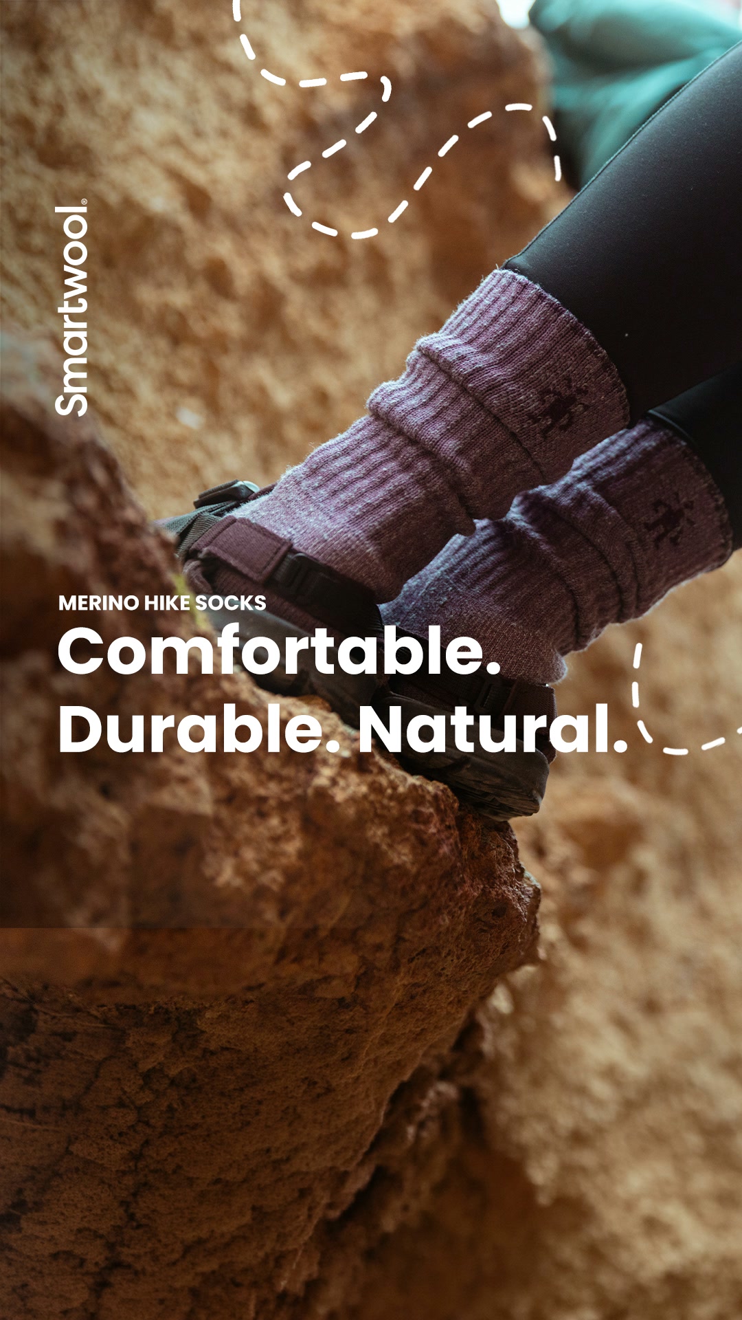 Smartwool Facebook ad: Merino Hike Socks
