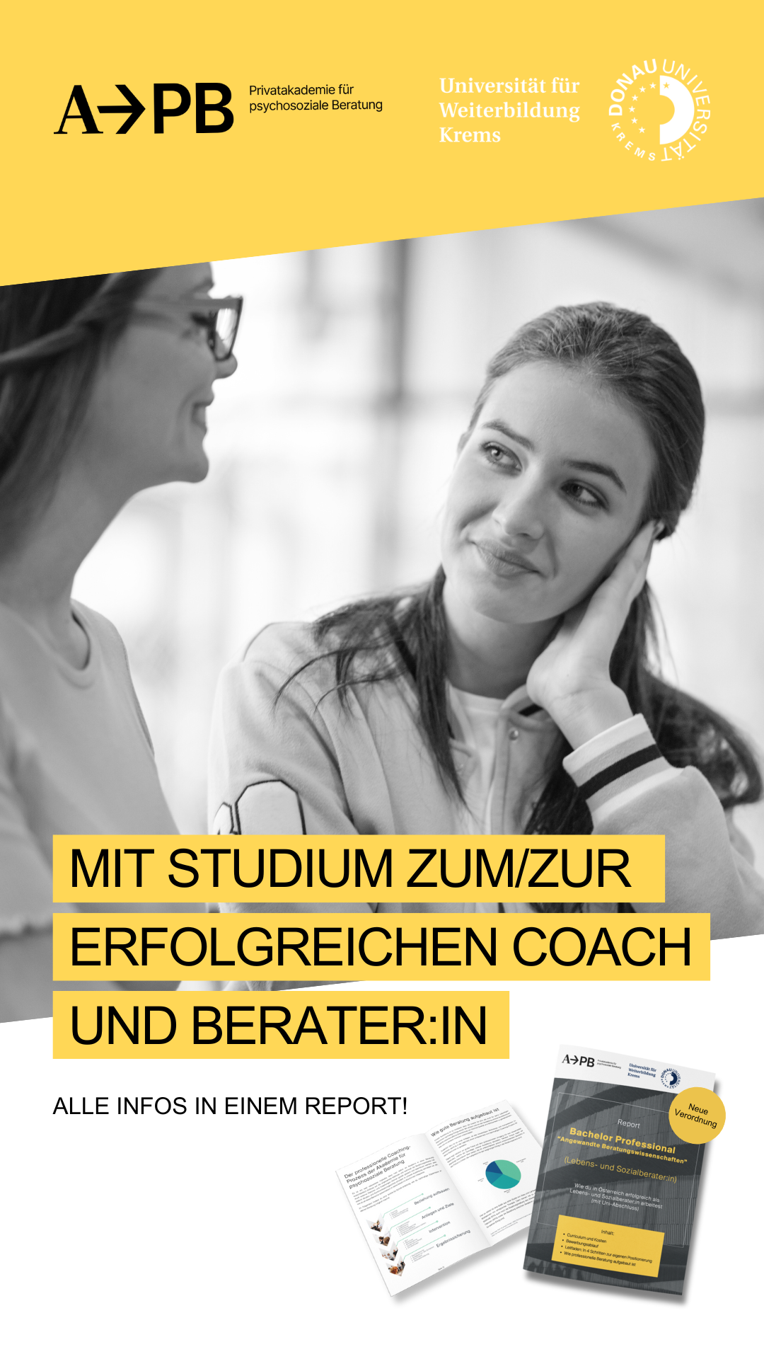 Privatakademie für psychosoziale Beratung Facebook ad from Oct 11, 2024