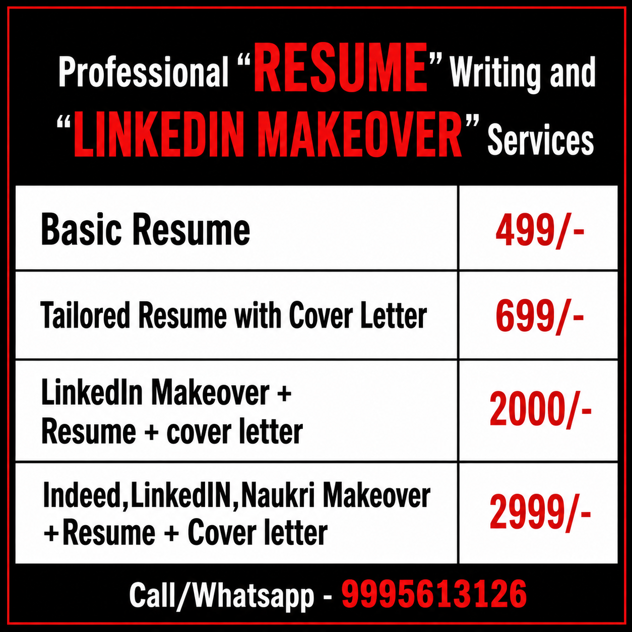 Elite Resumes Facebook ad