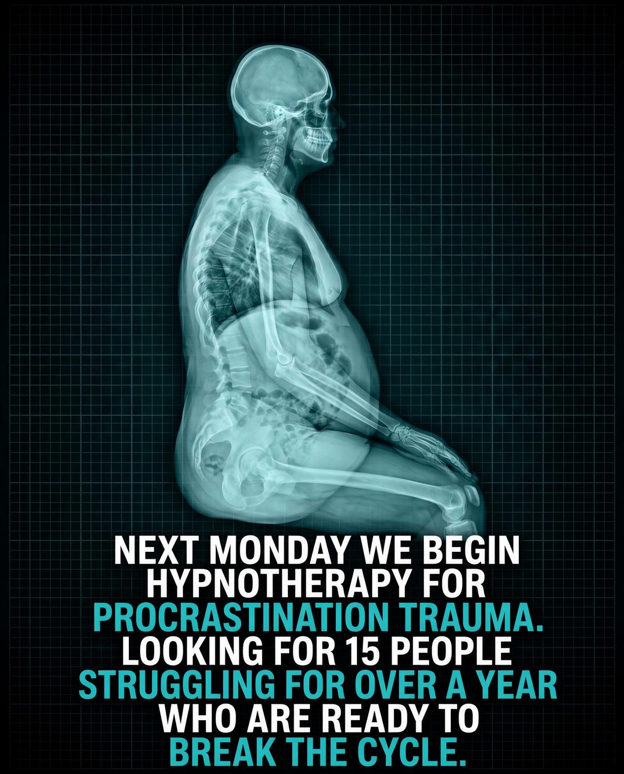 Hypnozio: power of hypnotherapy Facebook ad: Join Hypnotherapy Course To Beat Procrastination