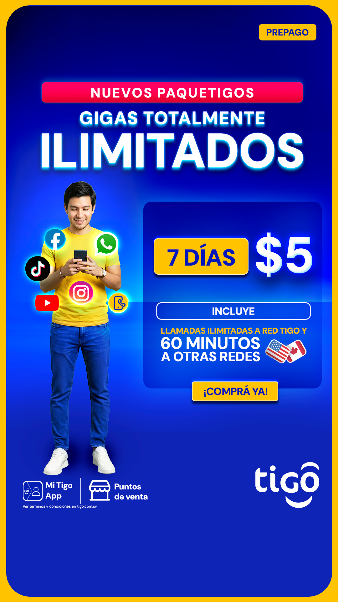 Tigo El Salvador Facebook ad