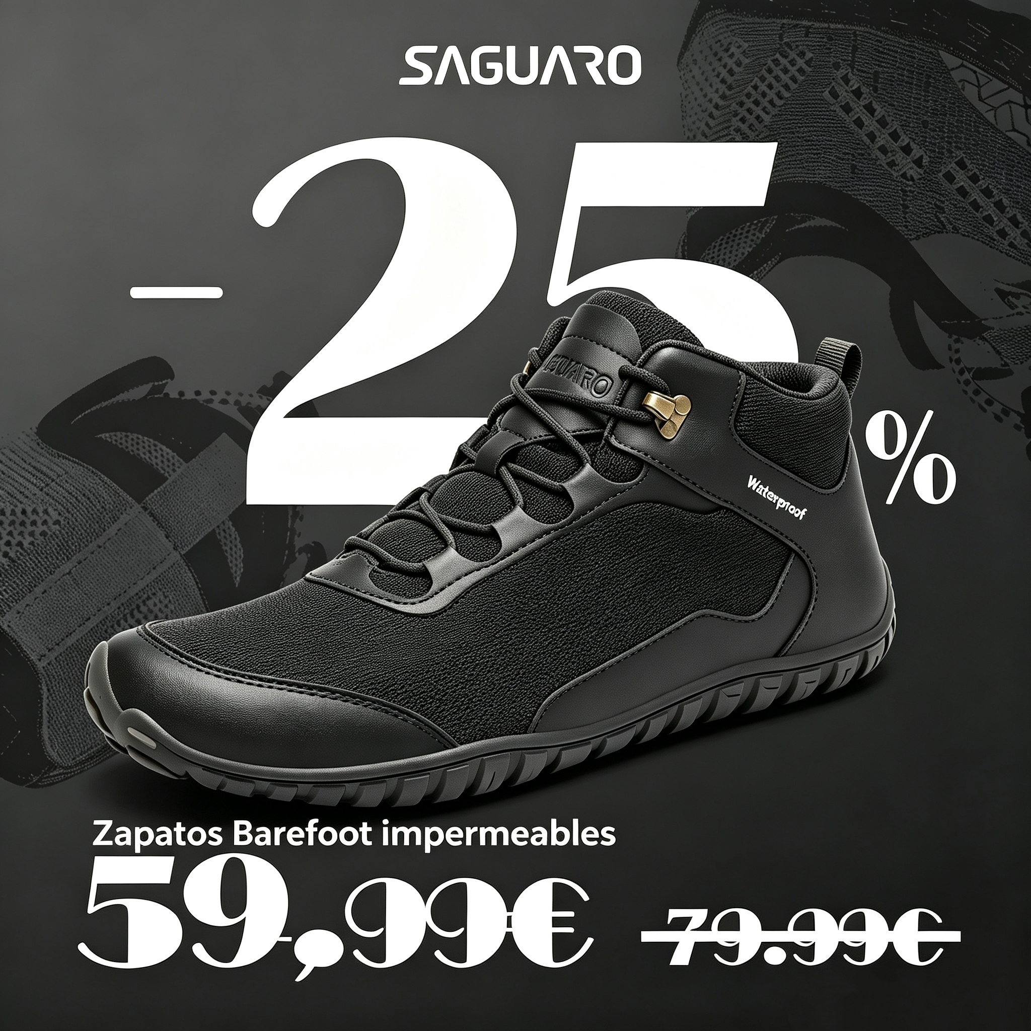 Saguaro Es Facebook ad: -25% de descuento directo