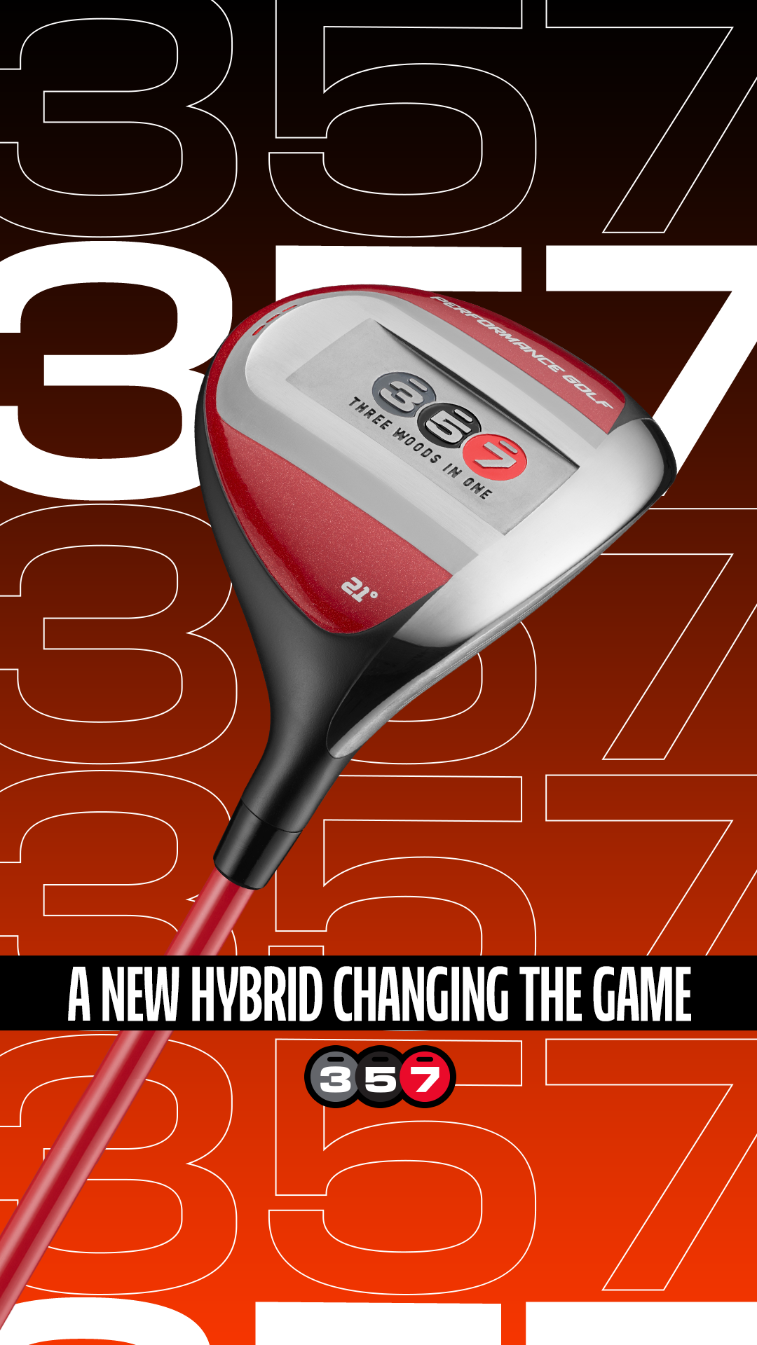 Performance Golf Facebook ad