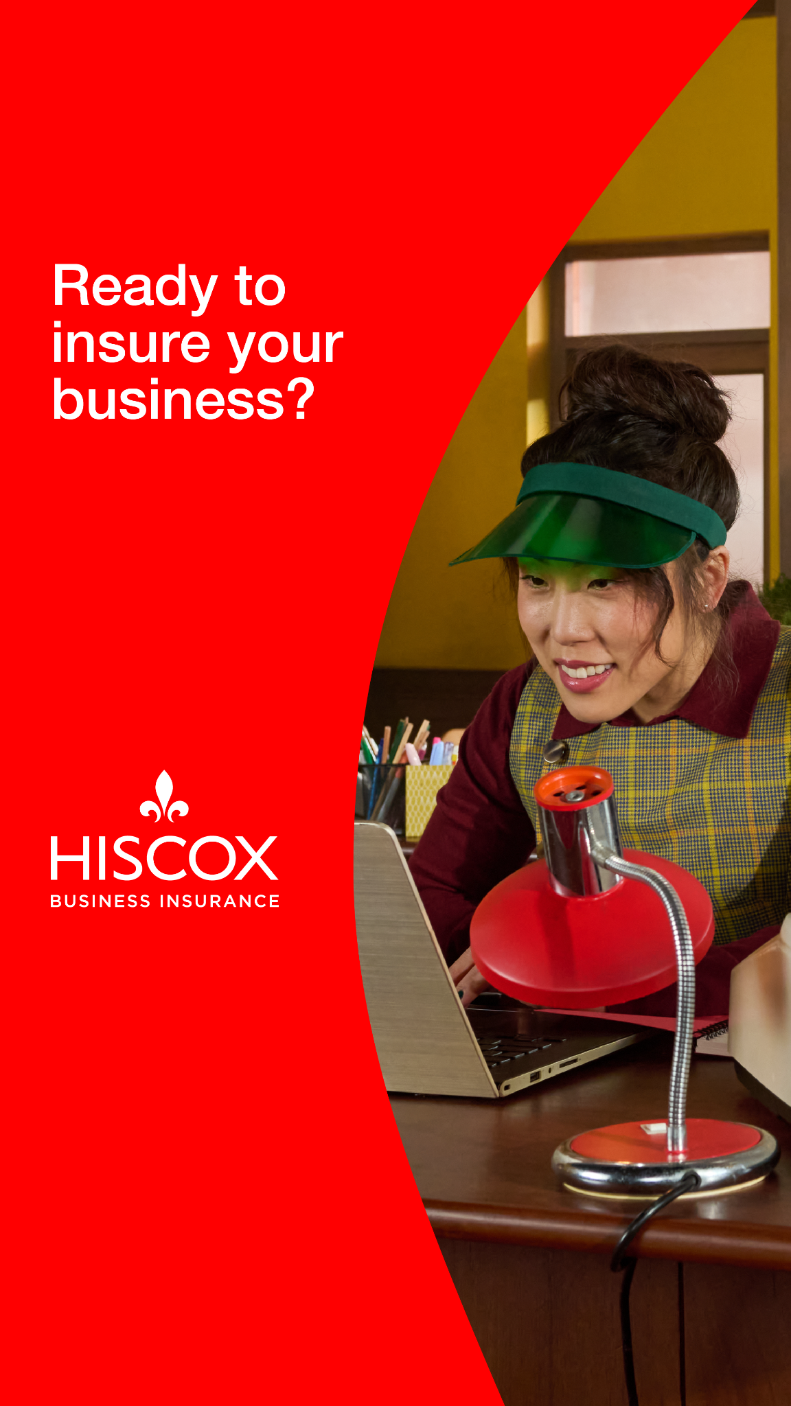 Hiscox Insurance Facebook ad