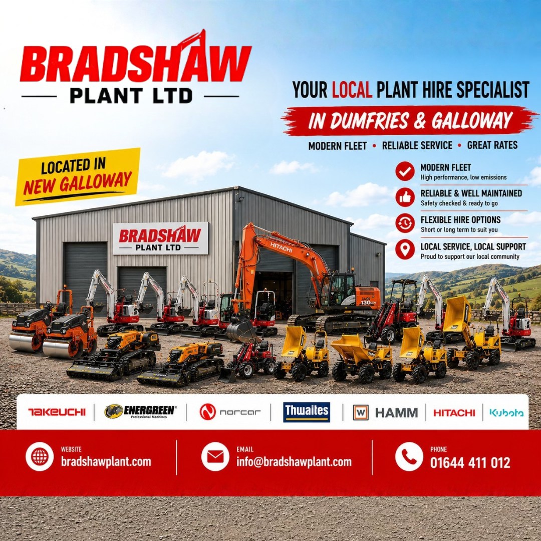 Bradshaw Plant Ltd Facebook ad: Perfect for landscapers, tree surgeons, farms…