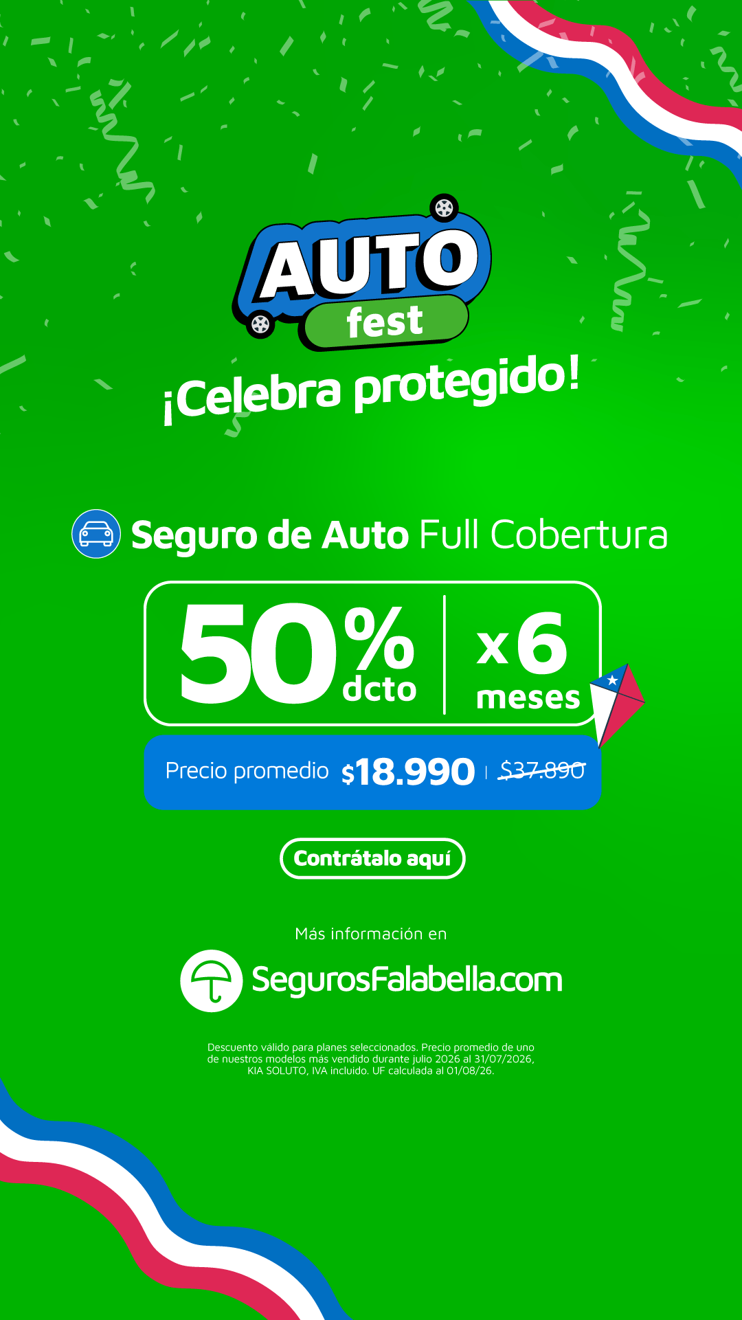 Seguros Falabella Chile Facebook ad