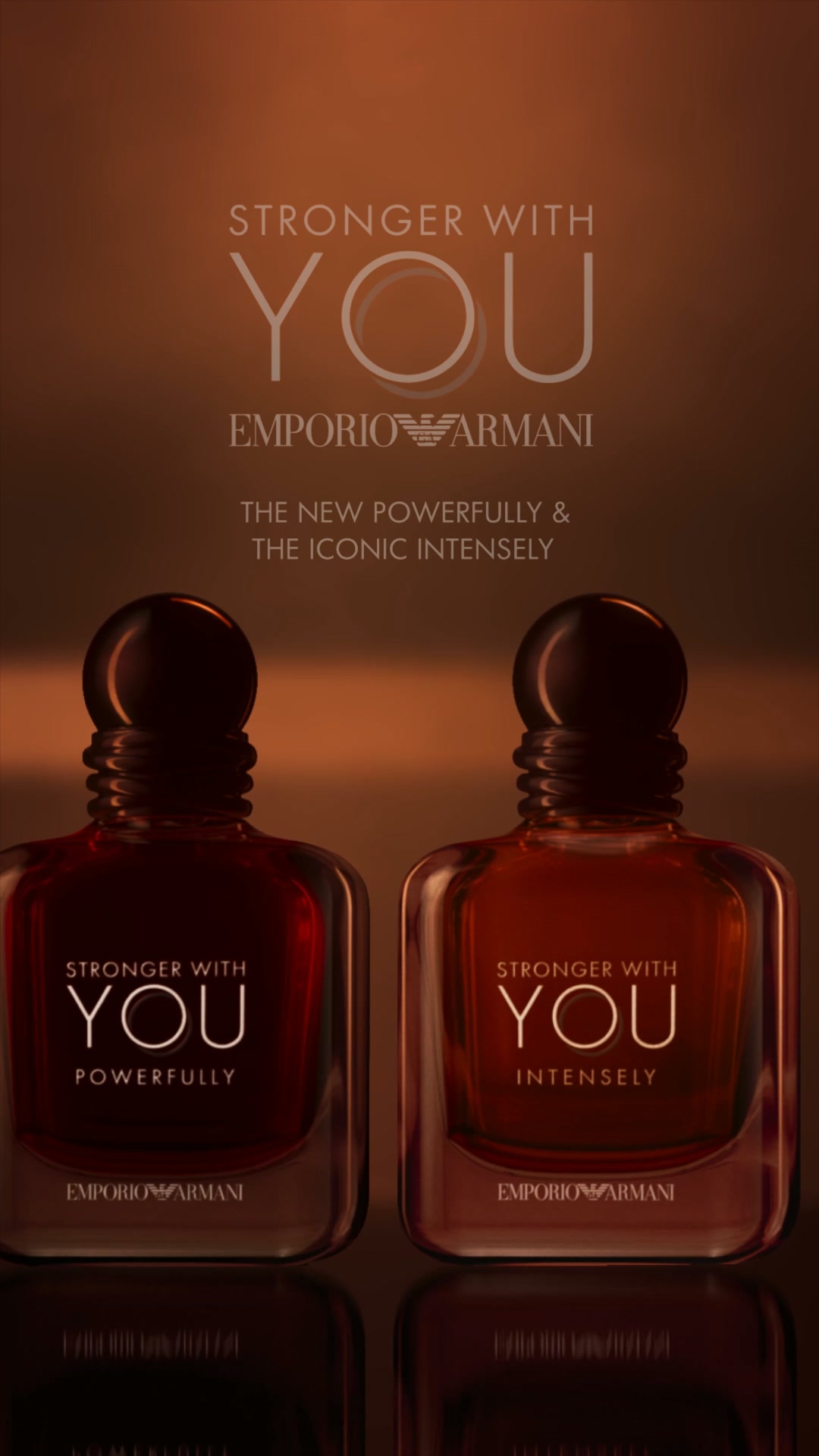 Armani beauty Facebook ad: STRONGER WITH YOU