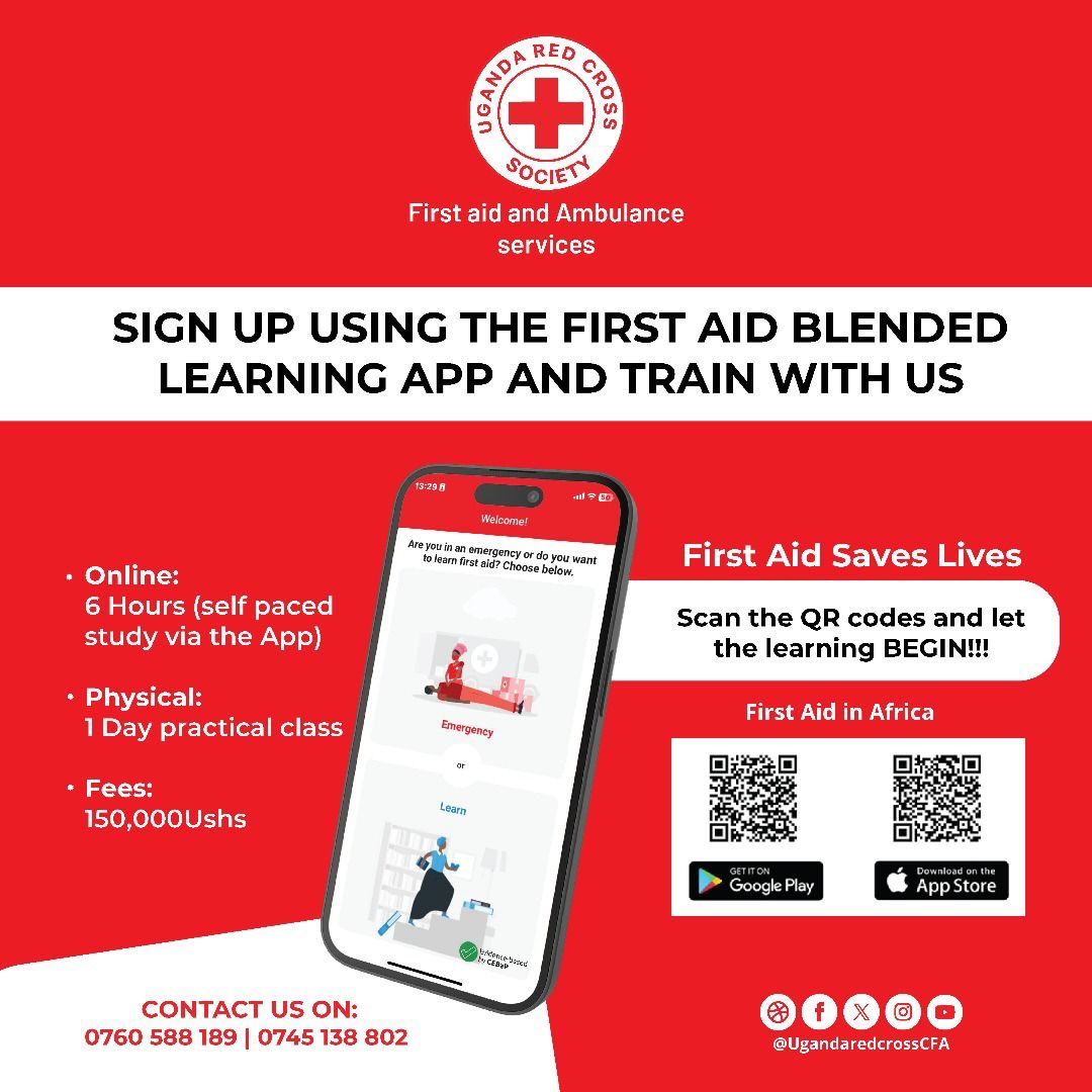Uganda Red Cross Society Facebook ad: Download the FABL app
