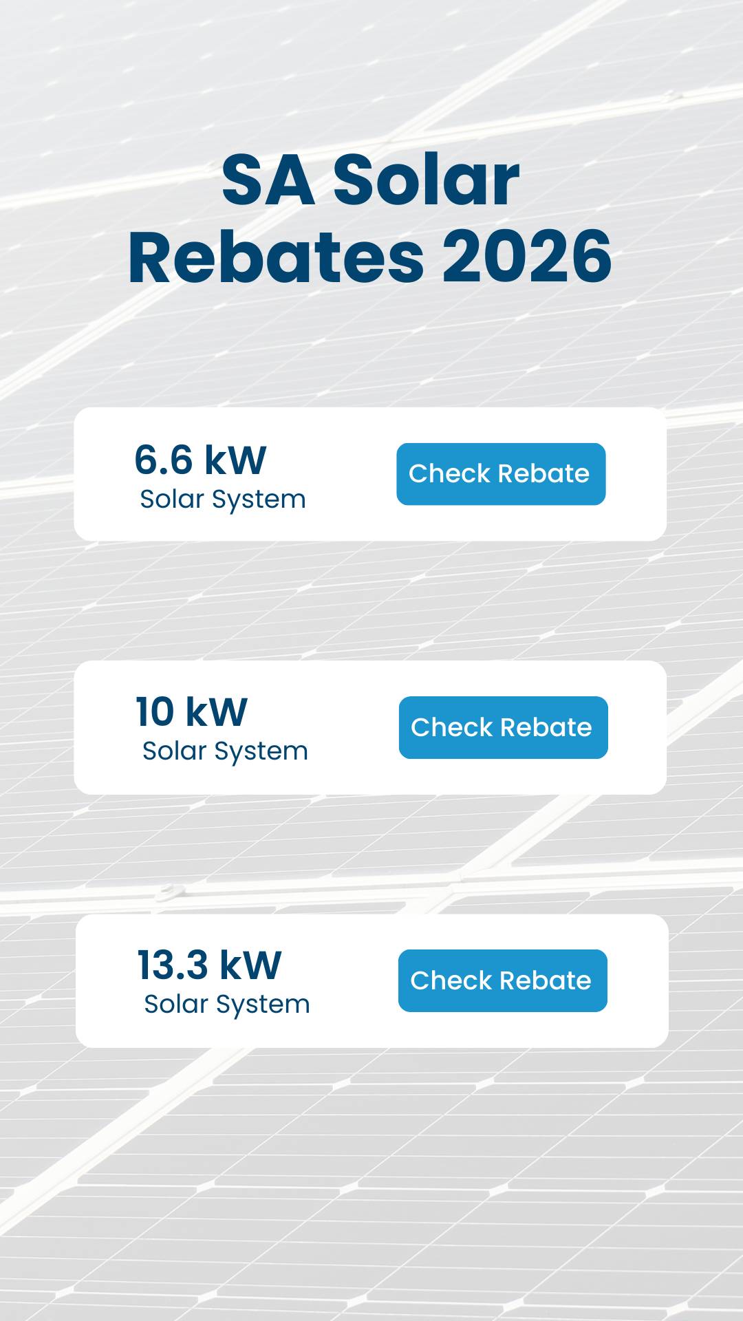 Solar Incentives - South Australia Facebook ad