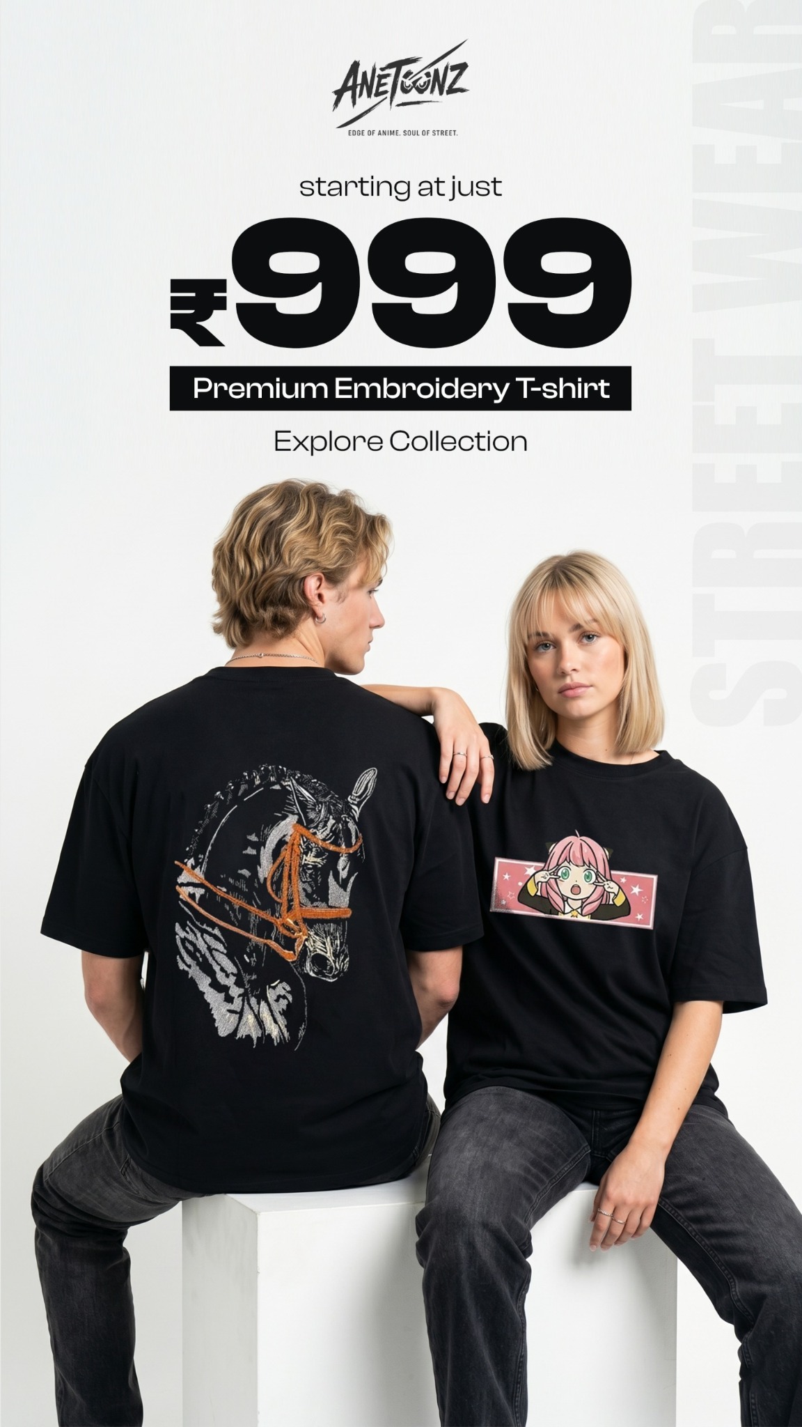 Anetoonz Facebook ad: Bestselling Tees Starting From ₹999