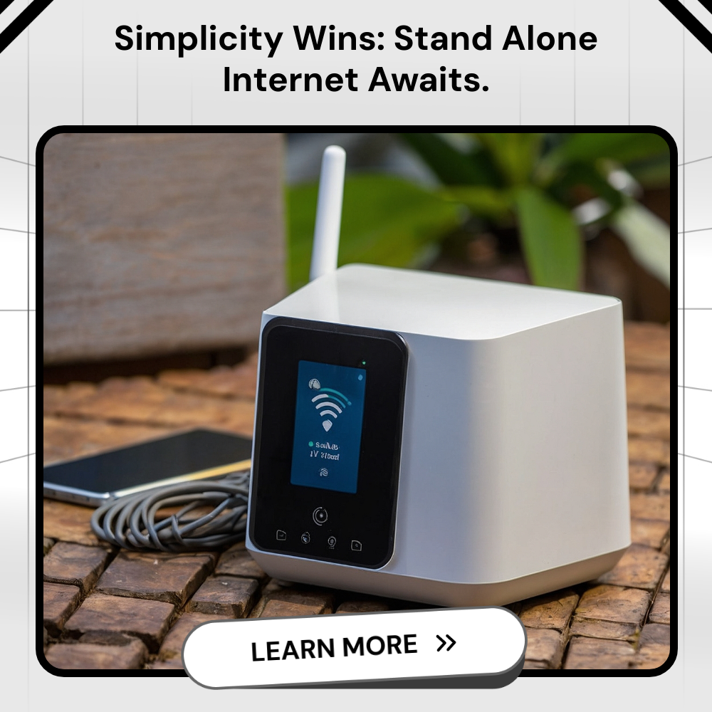 SmartSeniorLife Today Facebook ad: Stand Alone Internet Service.