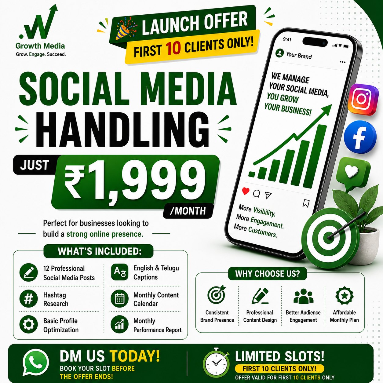 AN Growth Media Facebook ad