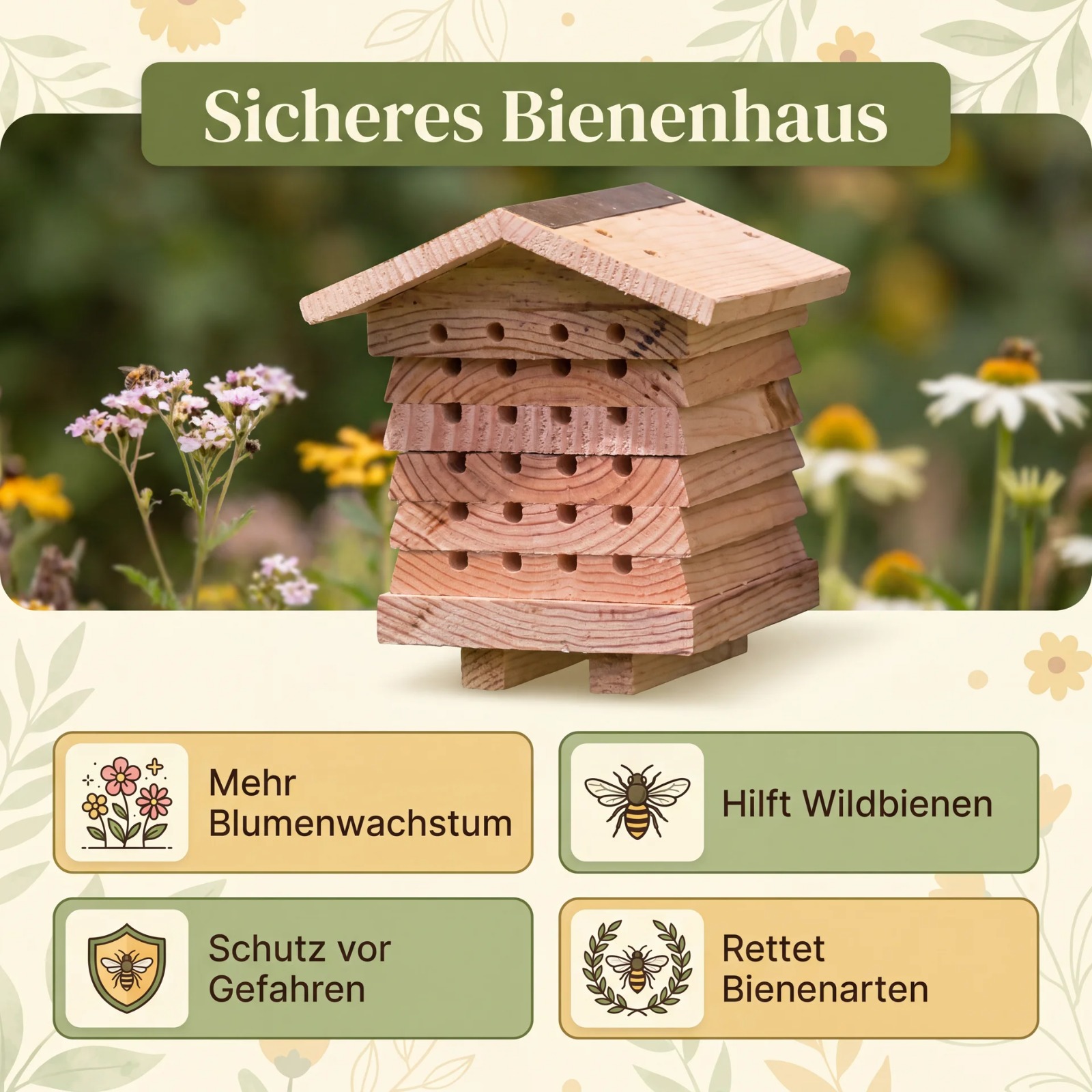 Bienenhotel Facebook ad