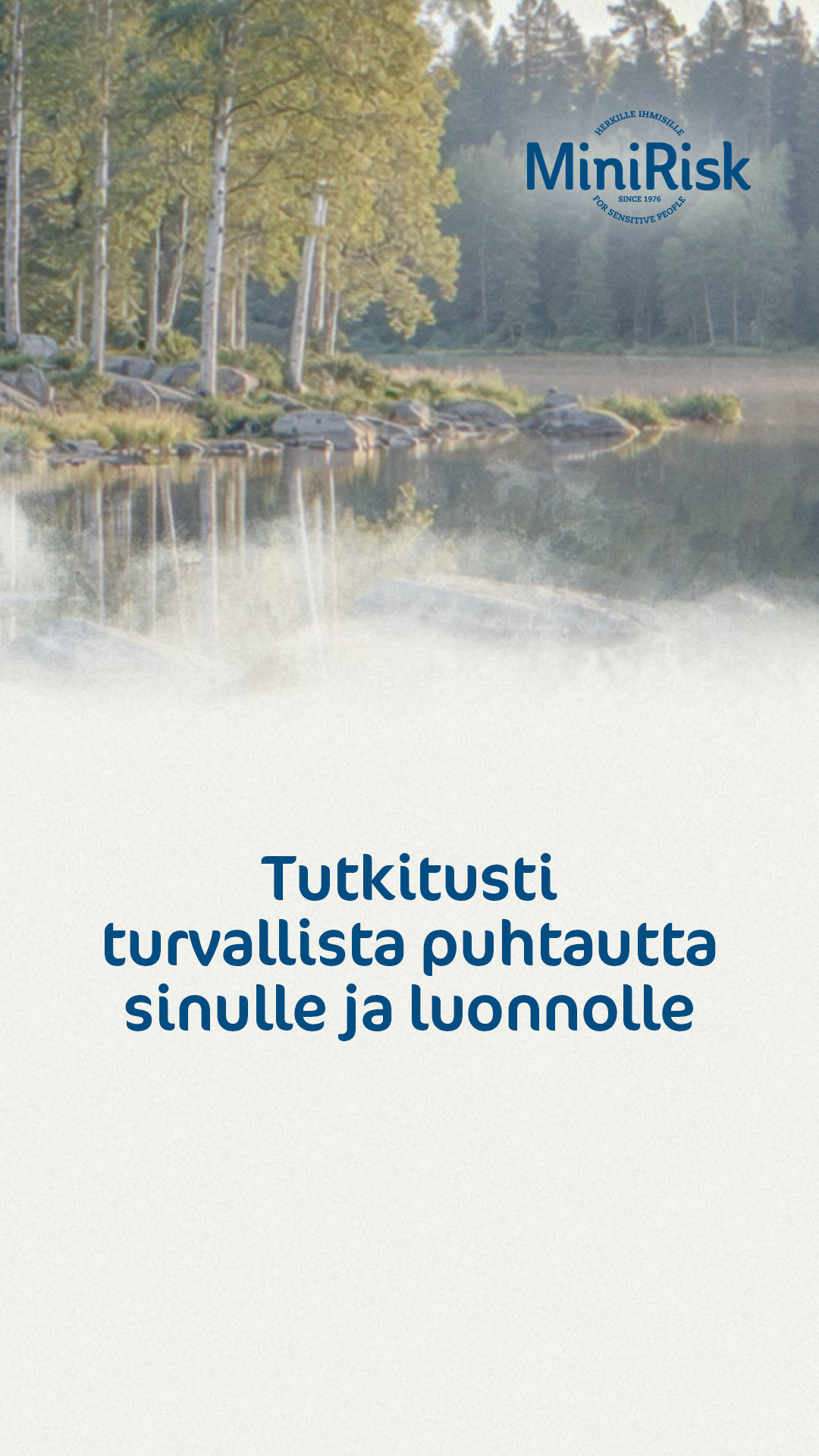 Mini Risk Facebook ad: Turvallista puhtautta koko perheelle!