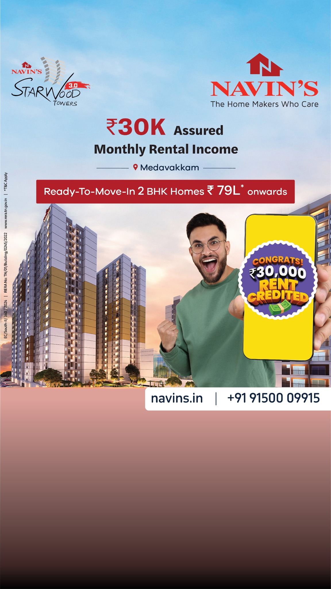 Navin's Facebook ad