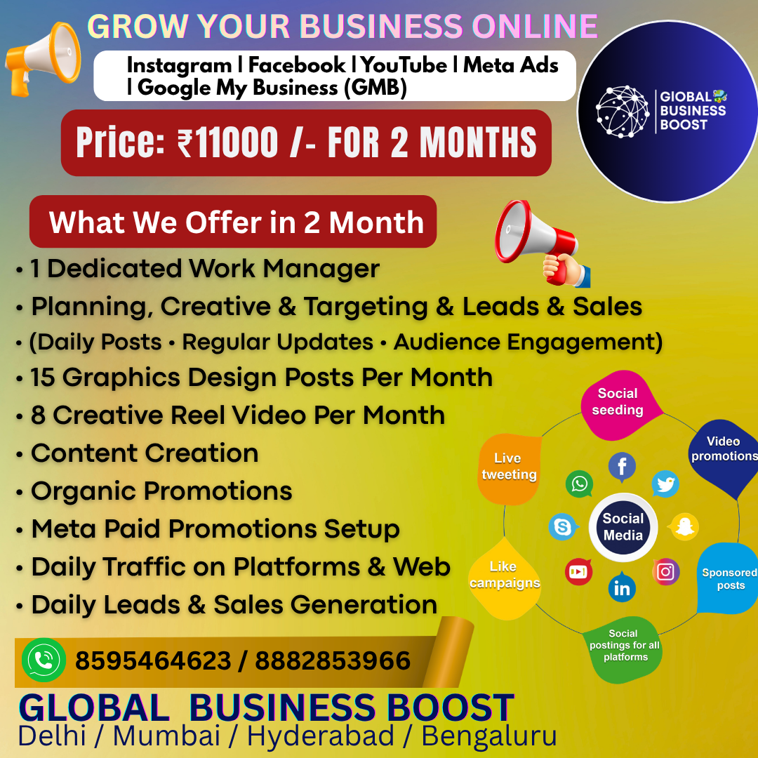 Global Business Boost Facebook ad: Grow Your Business