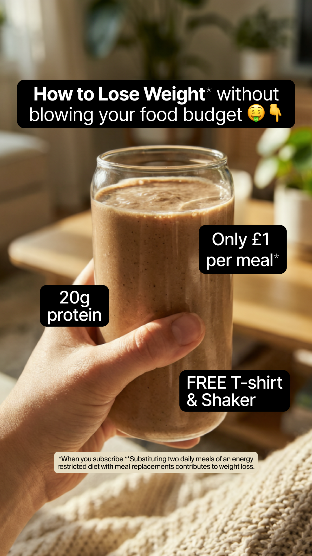 Huel Facebook ad