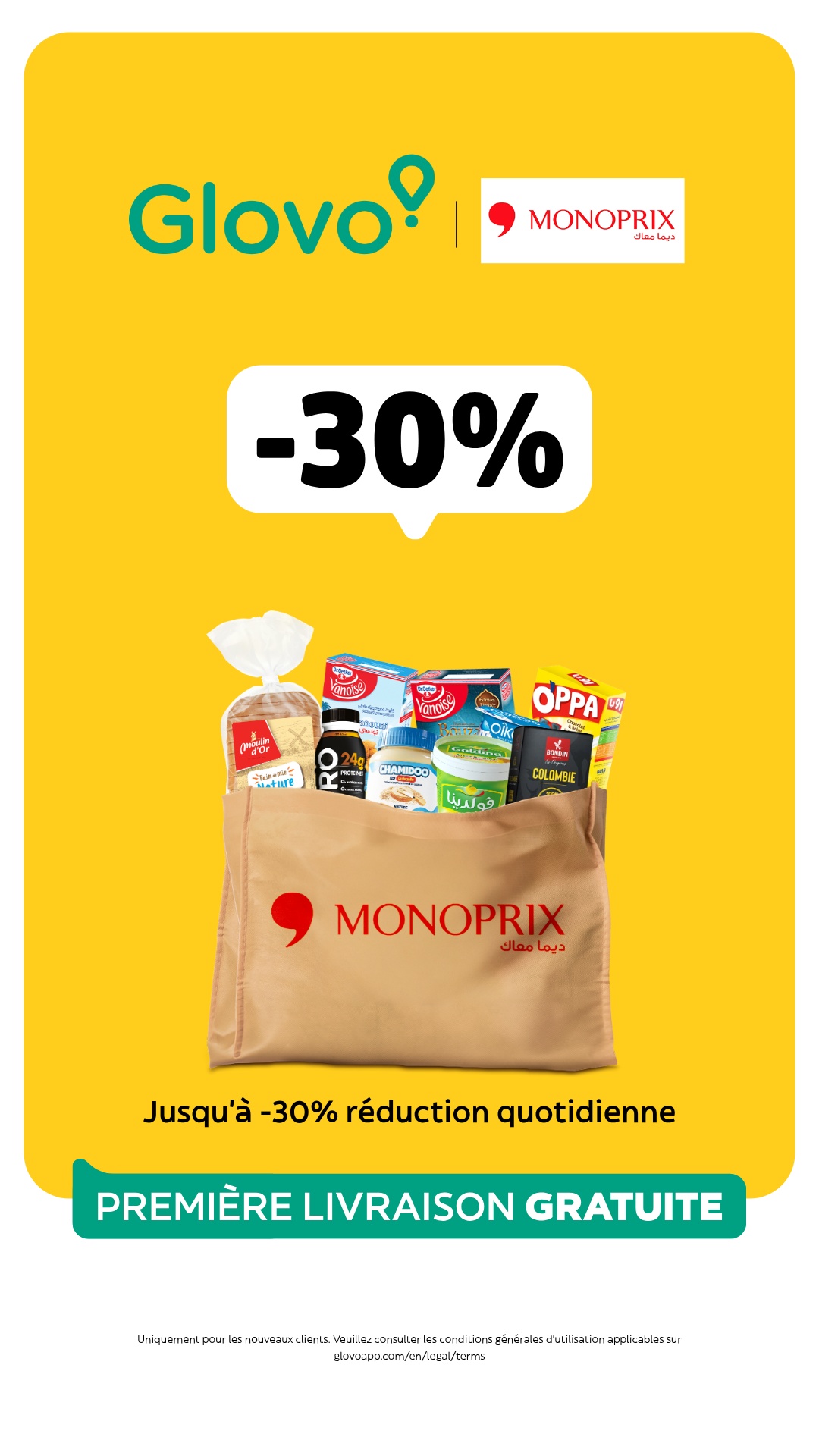 Glovo Facebook ad