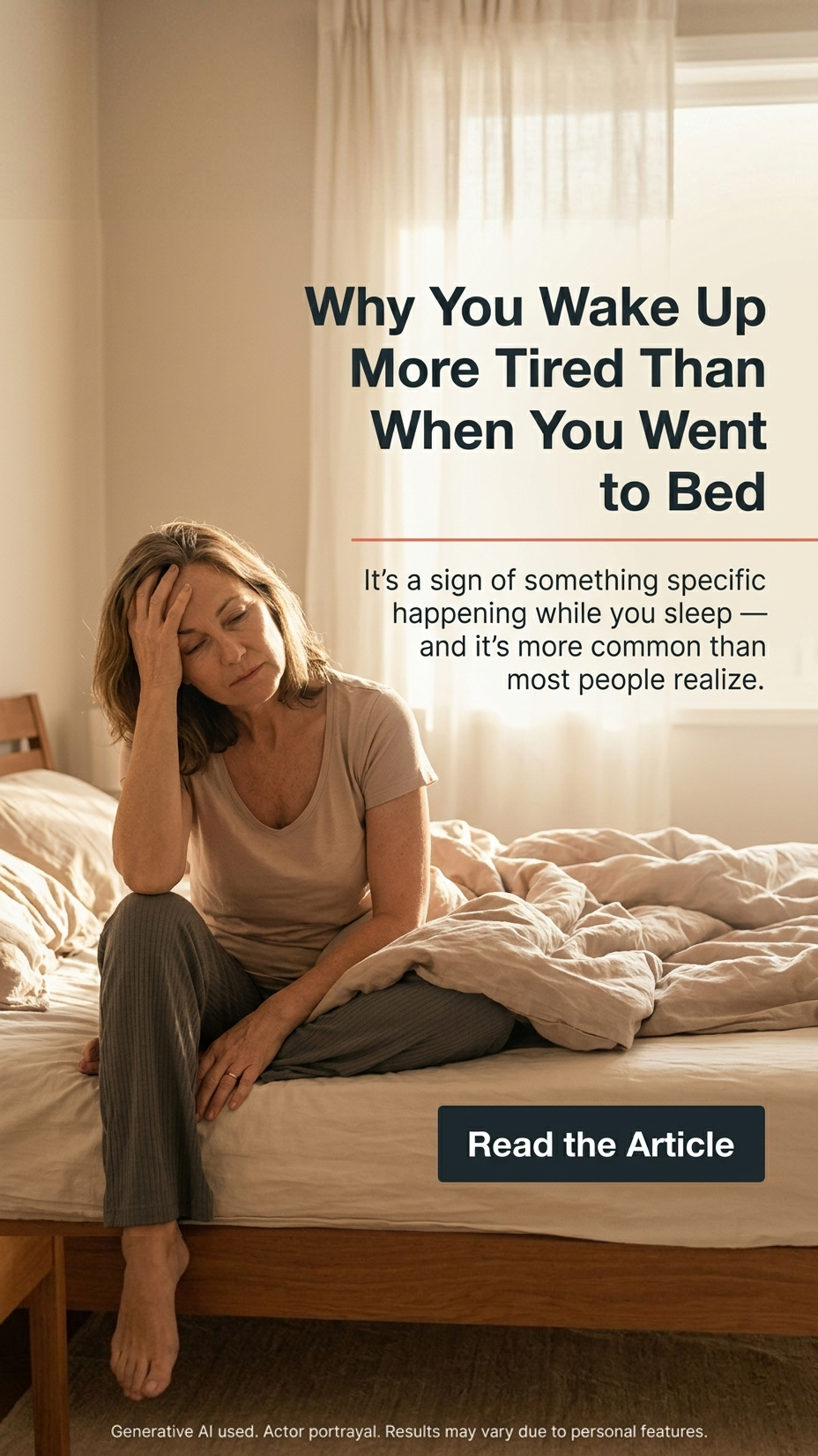 Sleep Hypnosis Facebook ad: A Neuroscientist Explained Why Exhausted People Still…