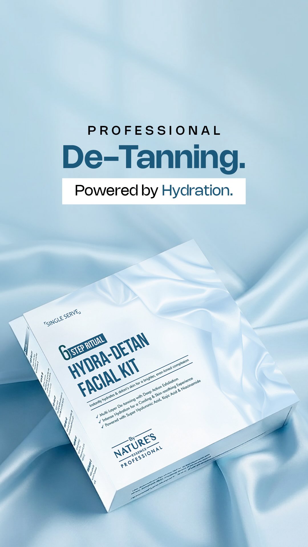 Nature's Essence Professional Facebook ad: Sun, heat and dehydration can leave your skin…