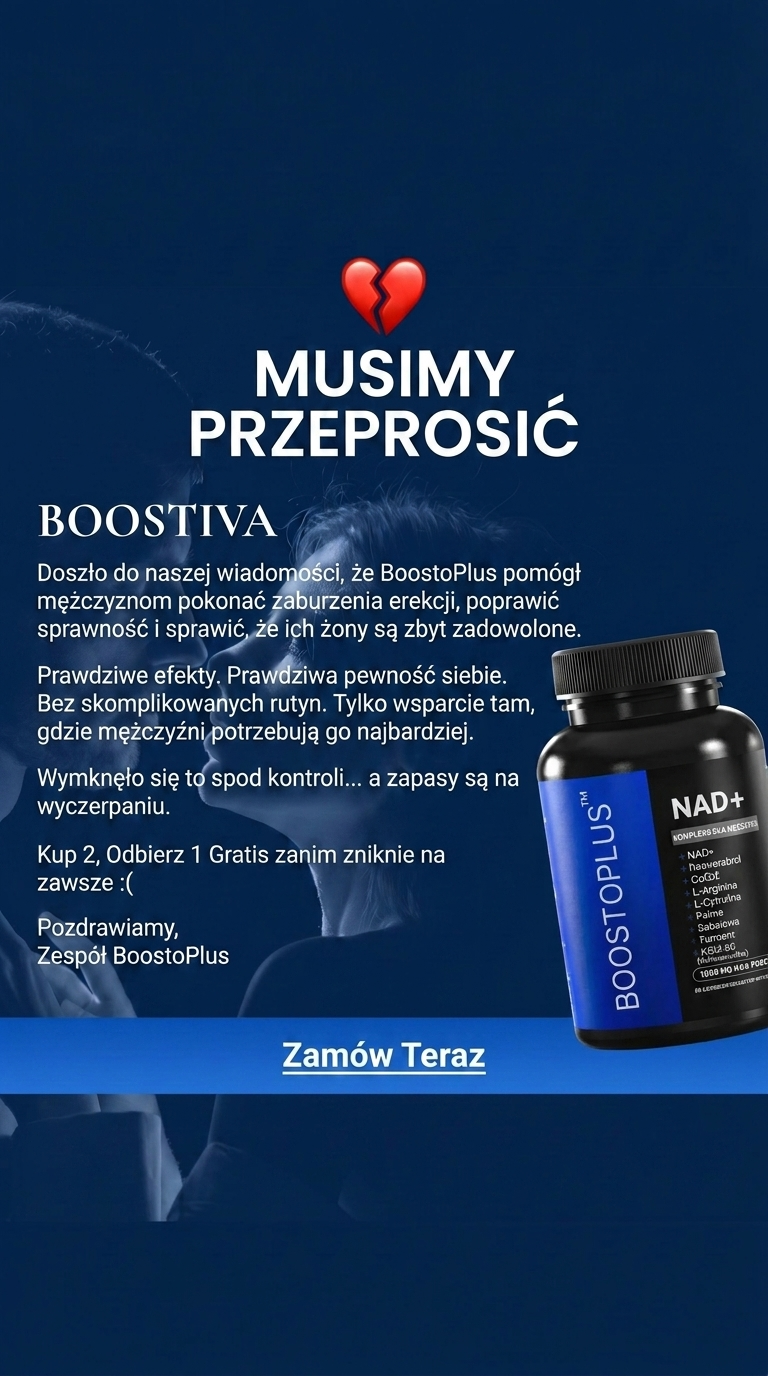 Lek. Marta Sonewska Facebook ad: Formuła NAD+ dla mężczyzn, o której wszyscy mówią