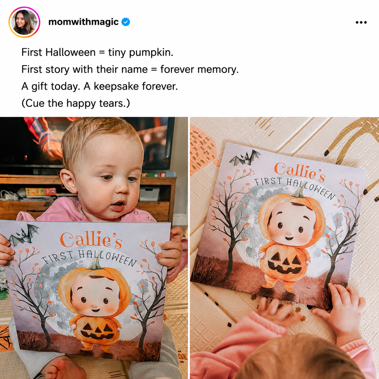 My Story Tale Books Facebook ad: Trick or treat… but make it magical!