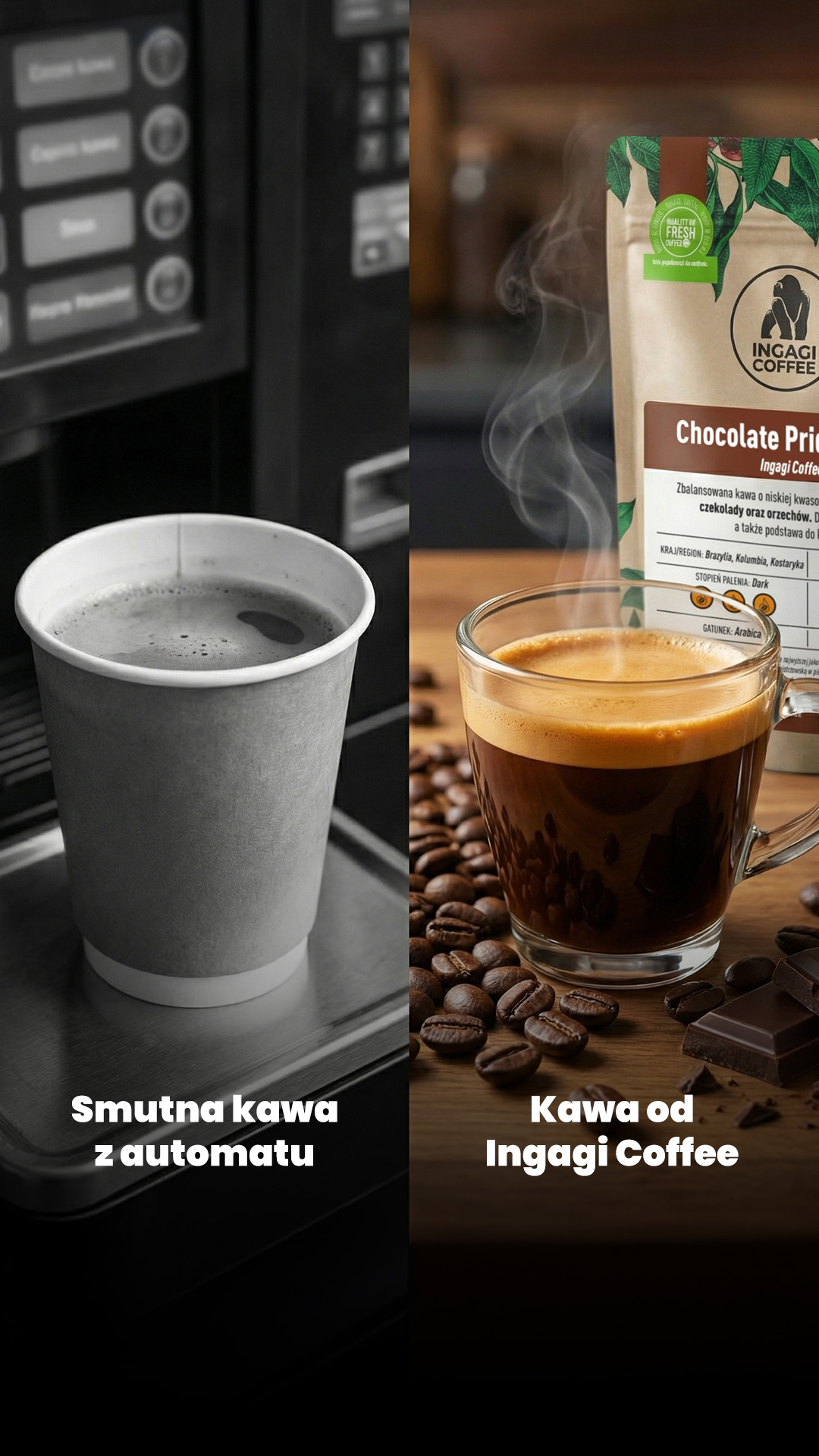GorillaCoffee.pl Facebook ad