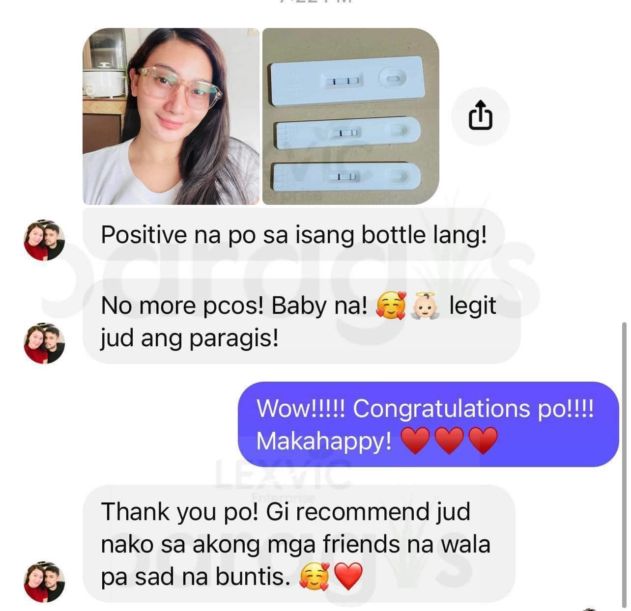 Paragis by Lexvic Enterprise Facebook ad: WOW! Congratulations beautiful Mommy!