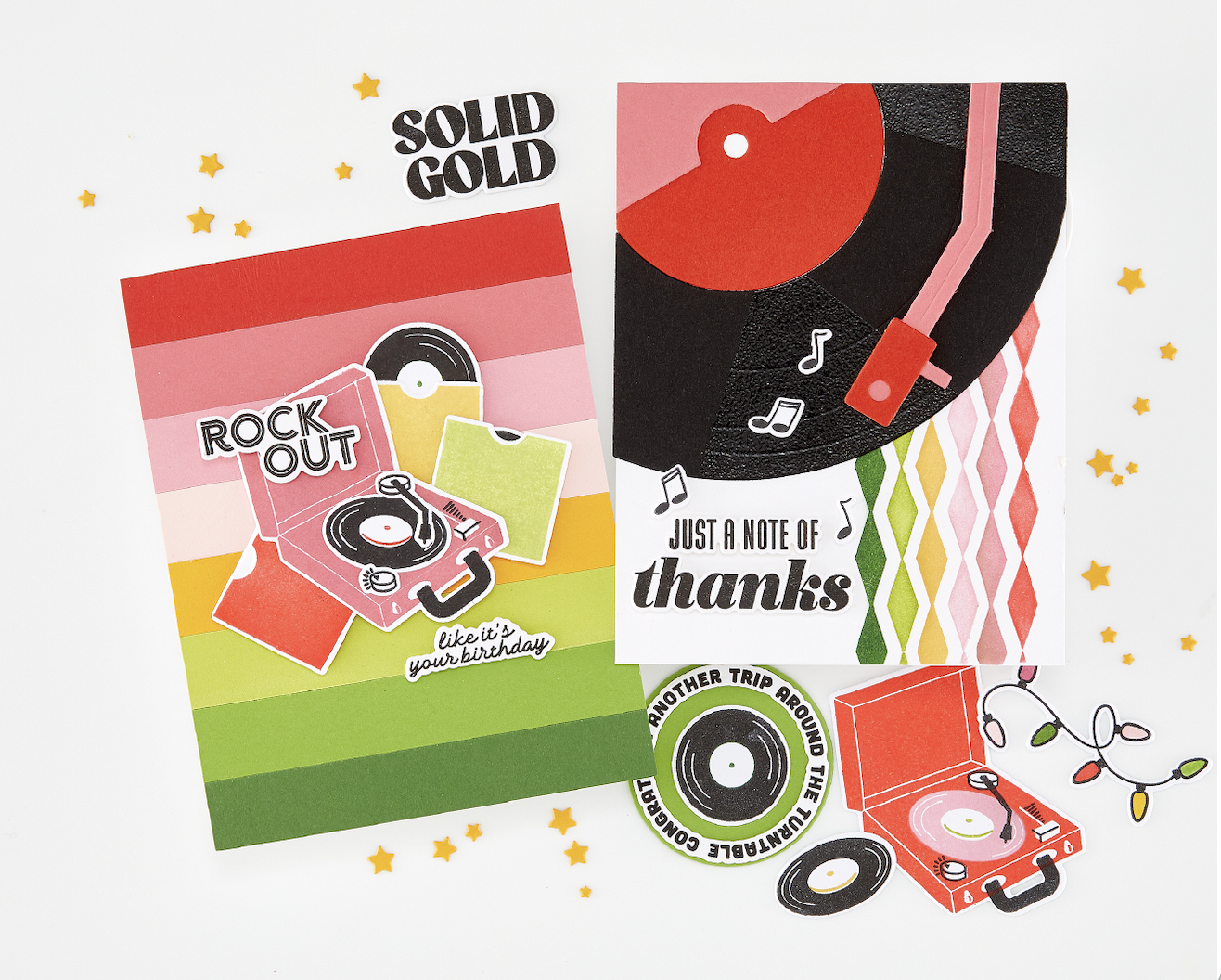 Hero Arts Facebook ad: Bring a little retro record-store charm to your…