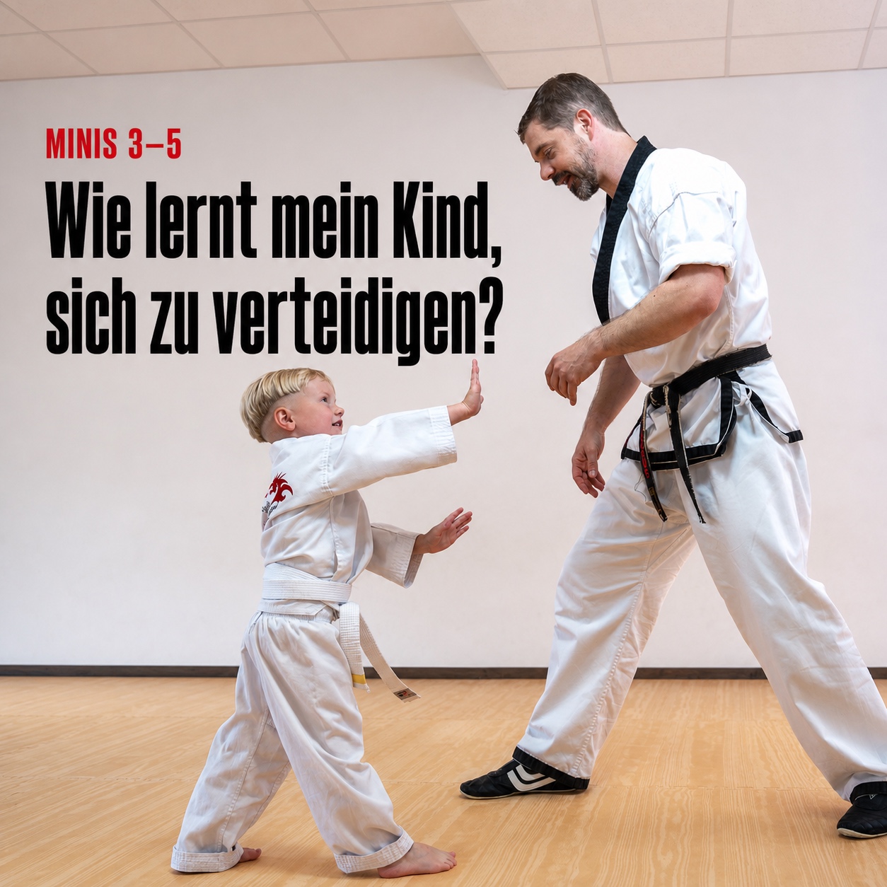 Shindo Selbstverteidigung Facebook ad: Selbstverteidigung für Minis?