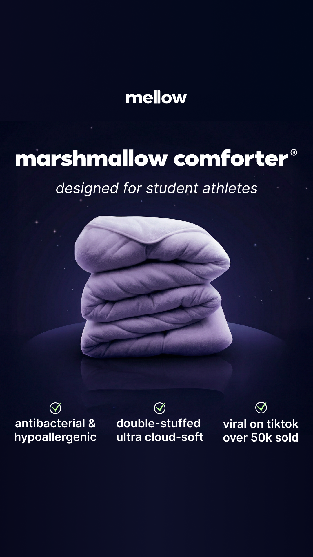 Mellow Sleep Collective Facebook ad from Mar 18, 2026