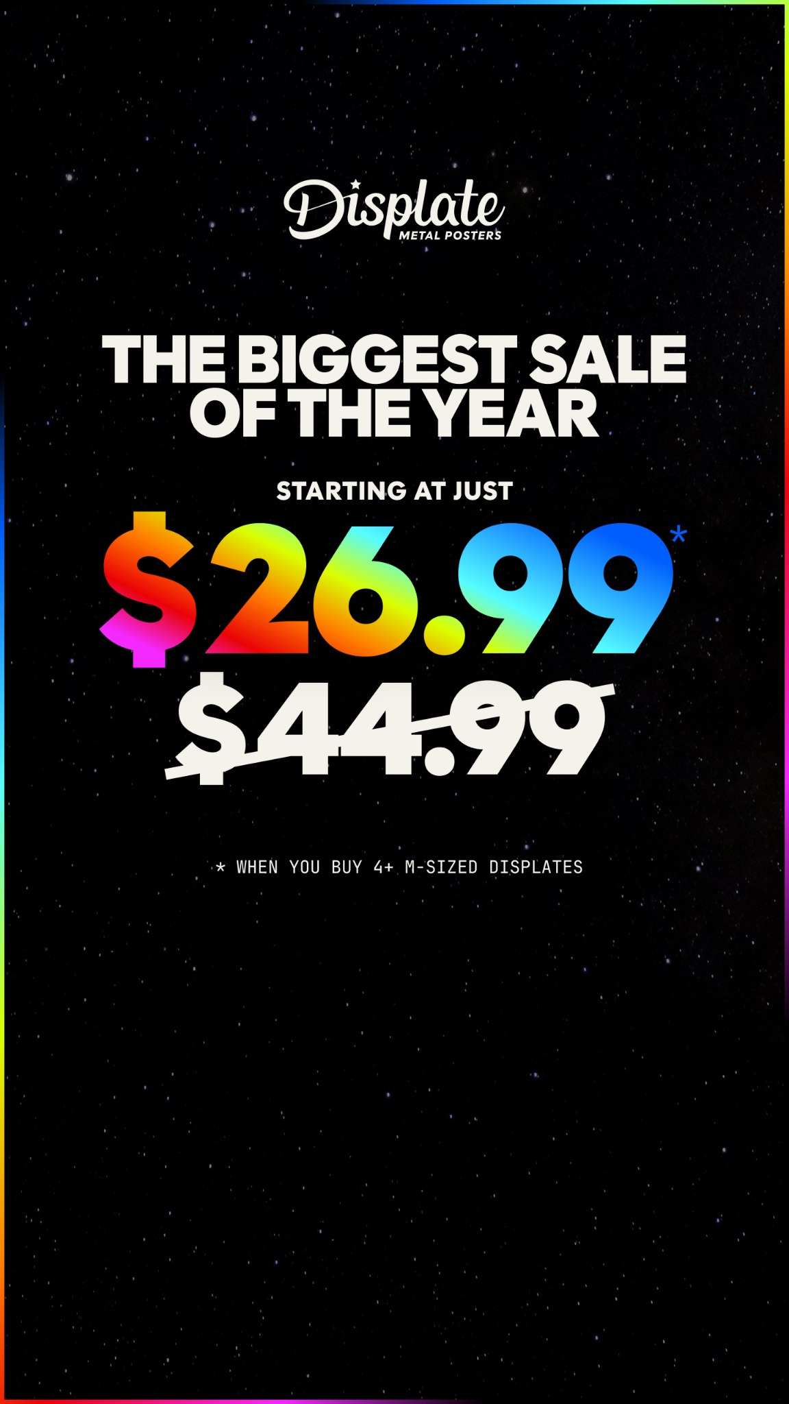 Displate Facebook ad