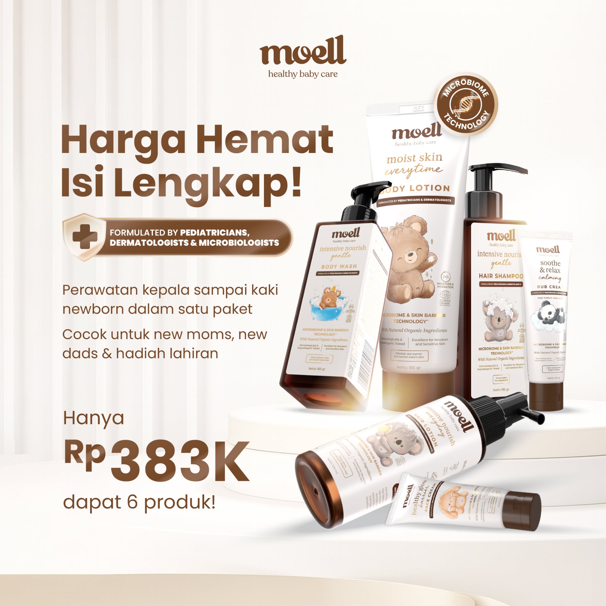 Moell Hair & Body Care  Facebook ad