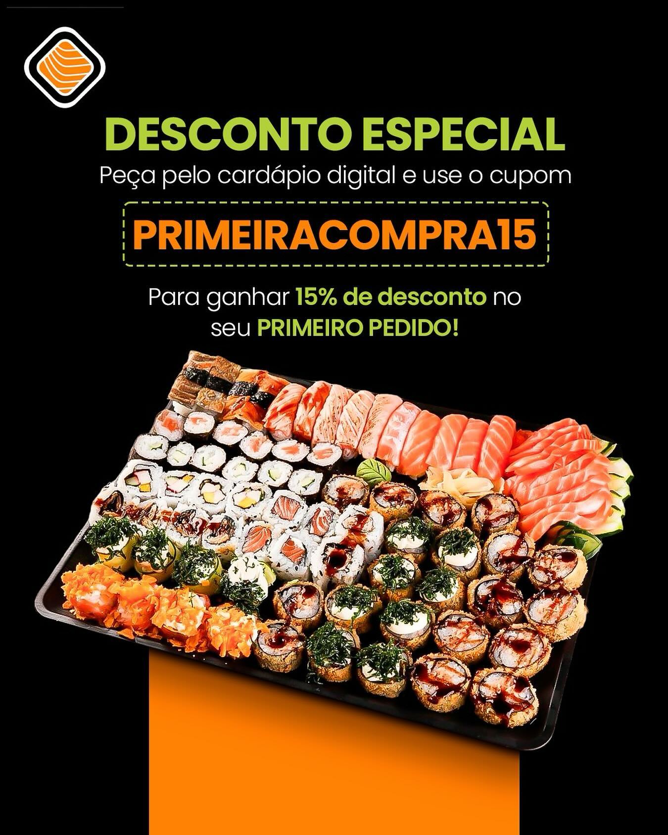 UmSushi Facebook ad: Condição especial para os amantes de sushi!