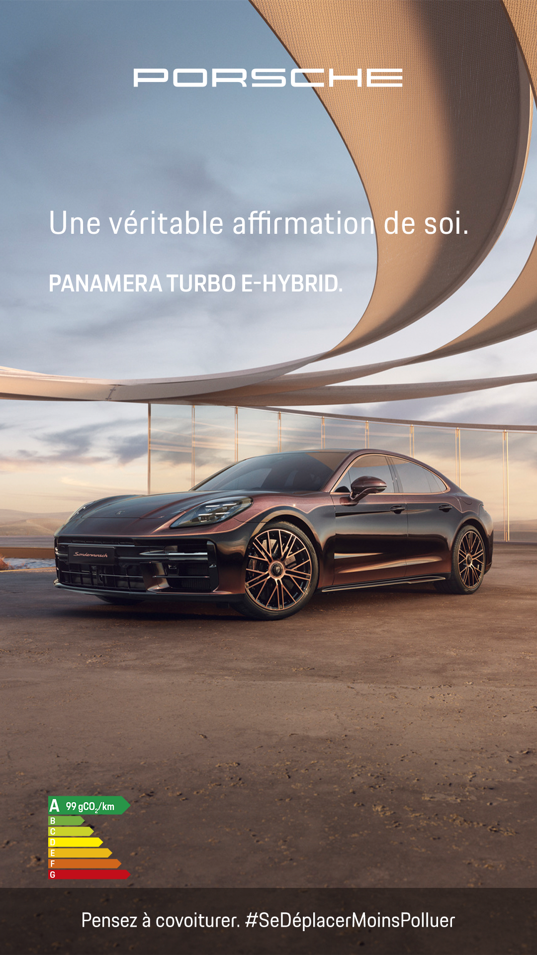 Porsche Facebook ad