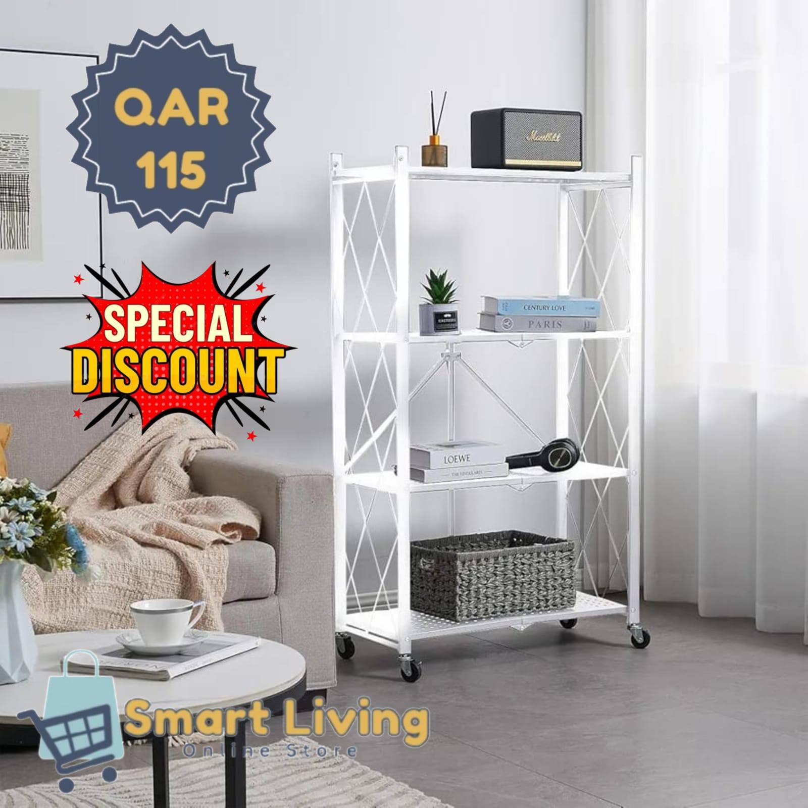 Smart Living Facebook ad: MEGA SALE ALERT, ALL PRODUCTS ON DISCOUNT!