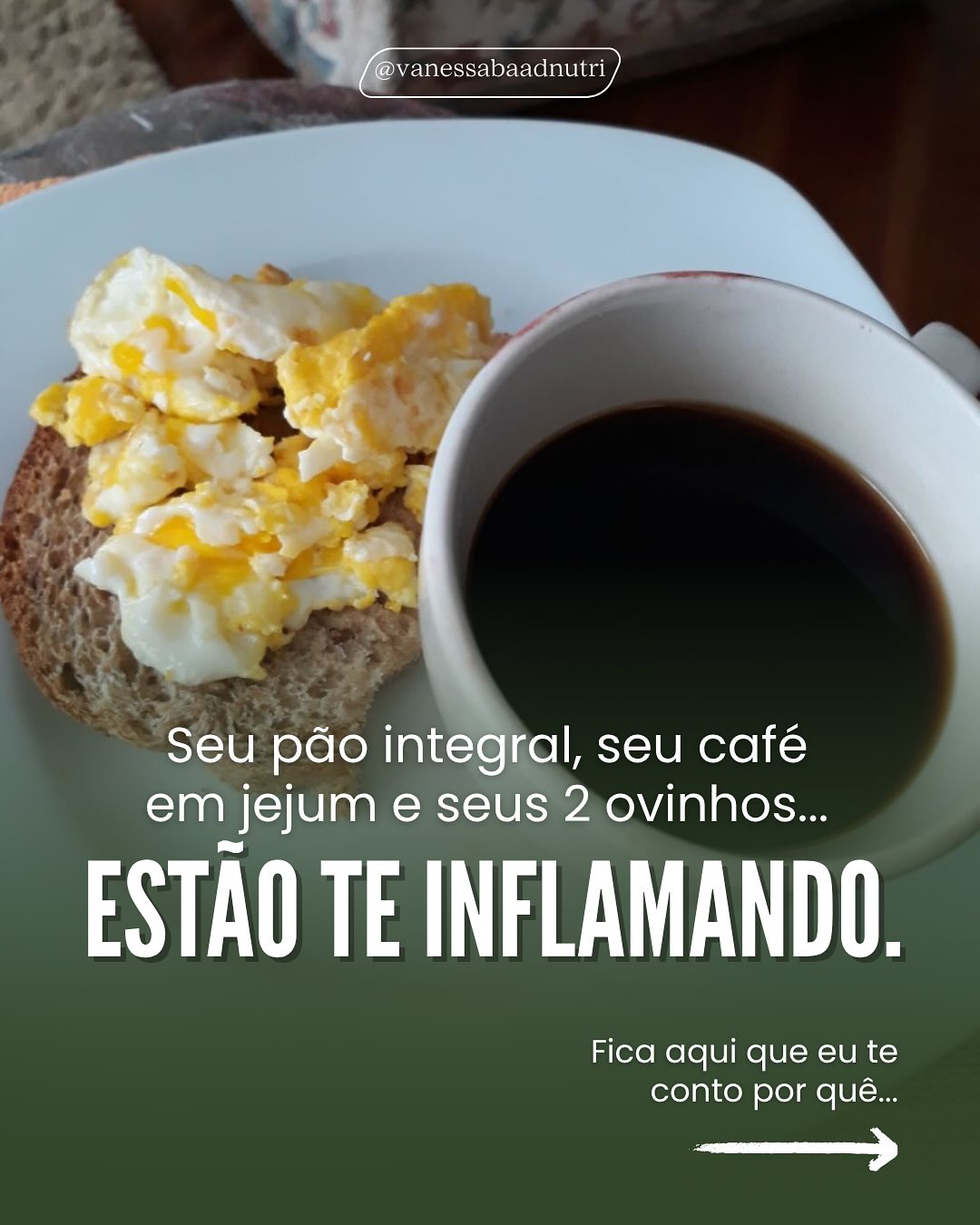 Vanessa Baad - Nutricionista Facebook ad: Como anda o seu café da manhã?
