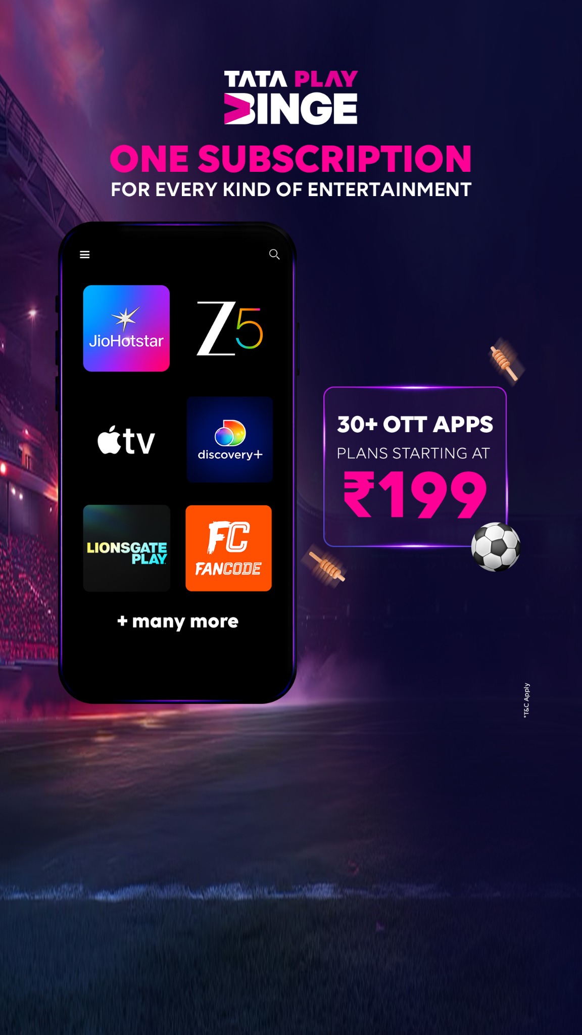 Tata Play Binge Facebook ad