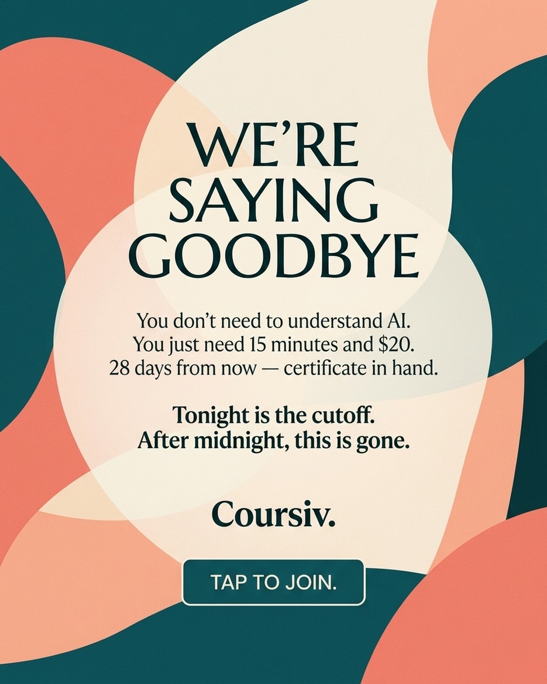AI Made Simple Facebook ad