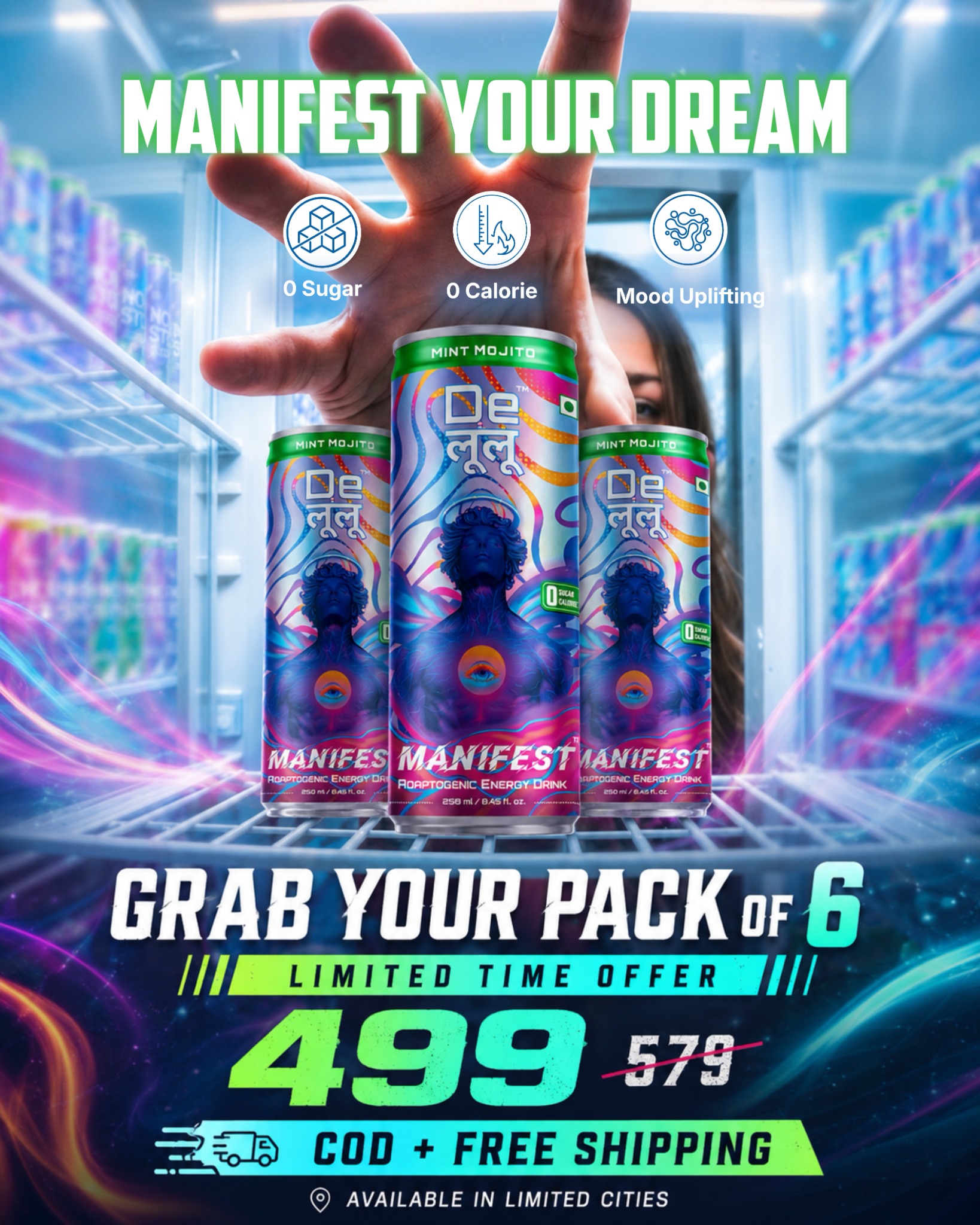 delululand.official Facebook ad: Refreshing Minty Drop