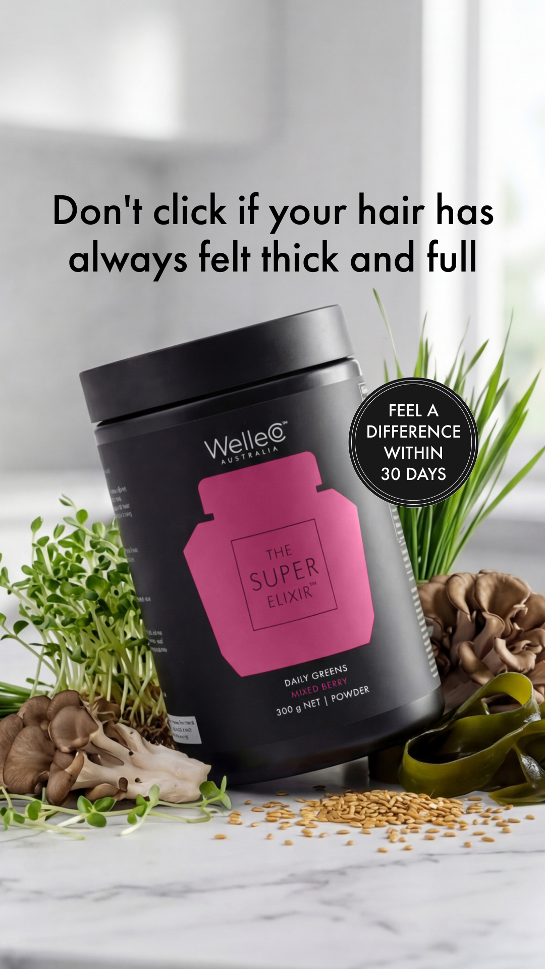 WelleCo Facebook ad