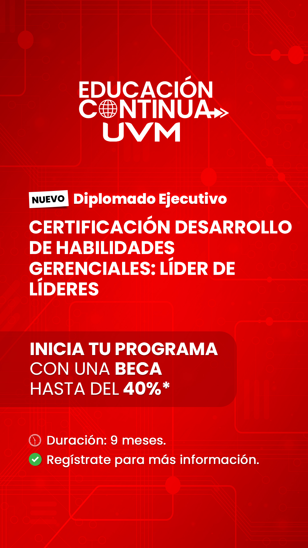 UVM Facebook ad