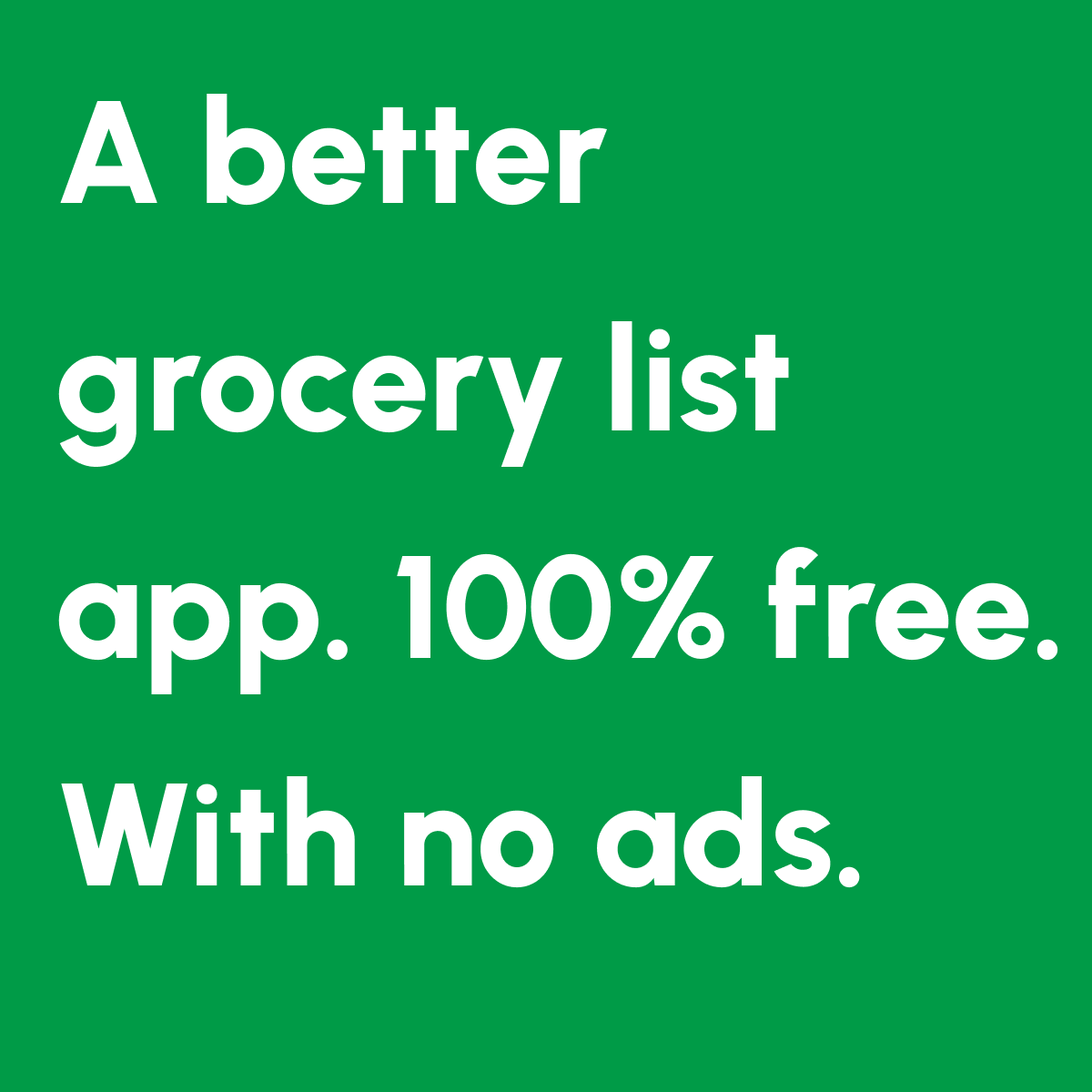Grocery Buddy Facebook ad