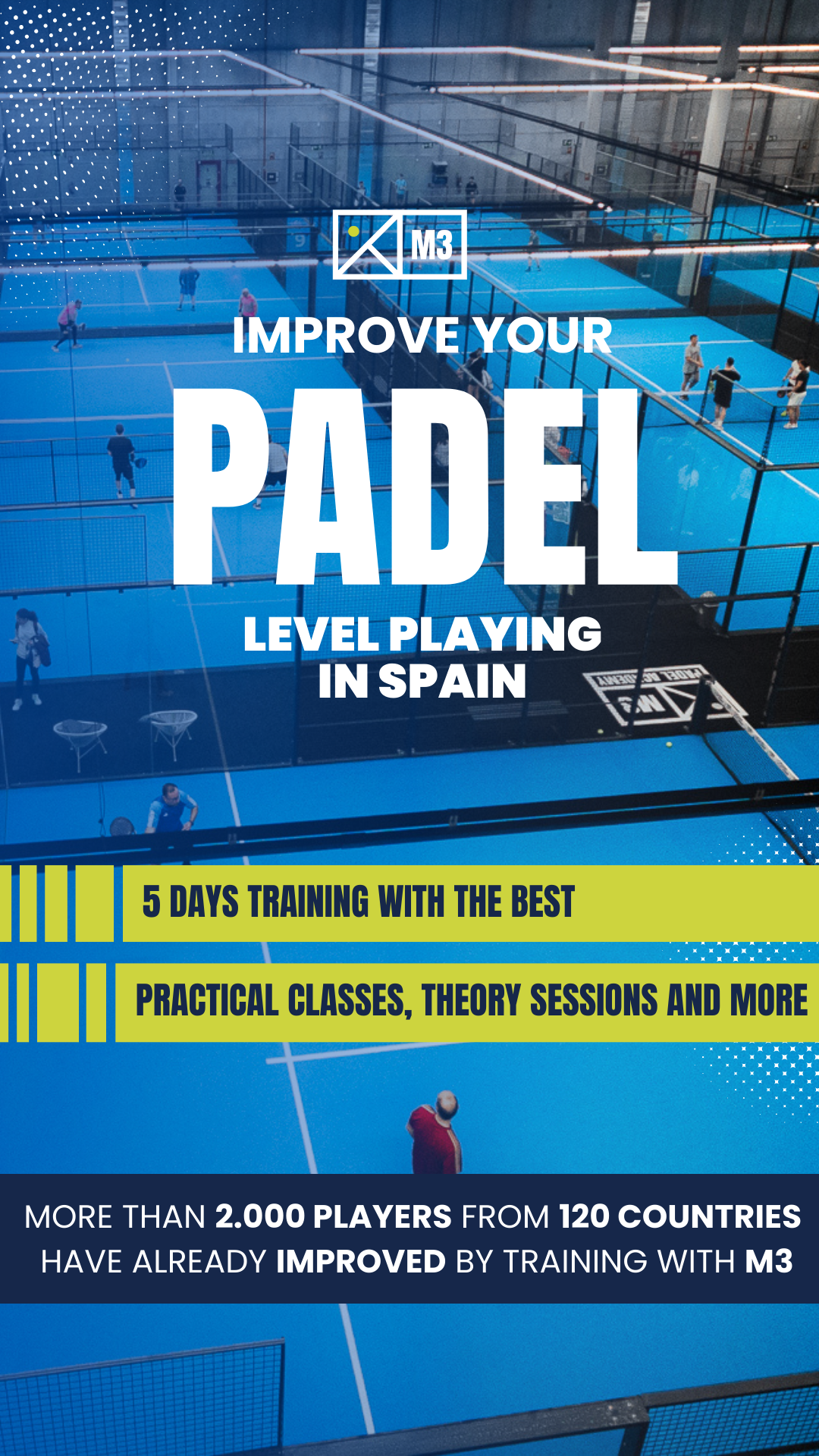 M3 Padel Academy Facebook ad