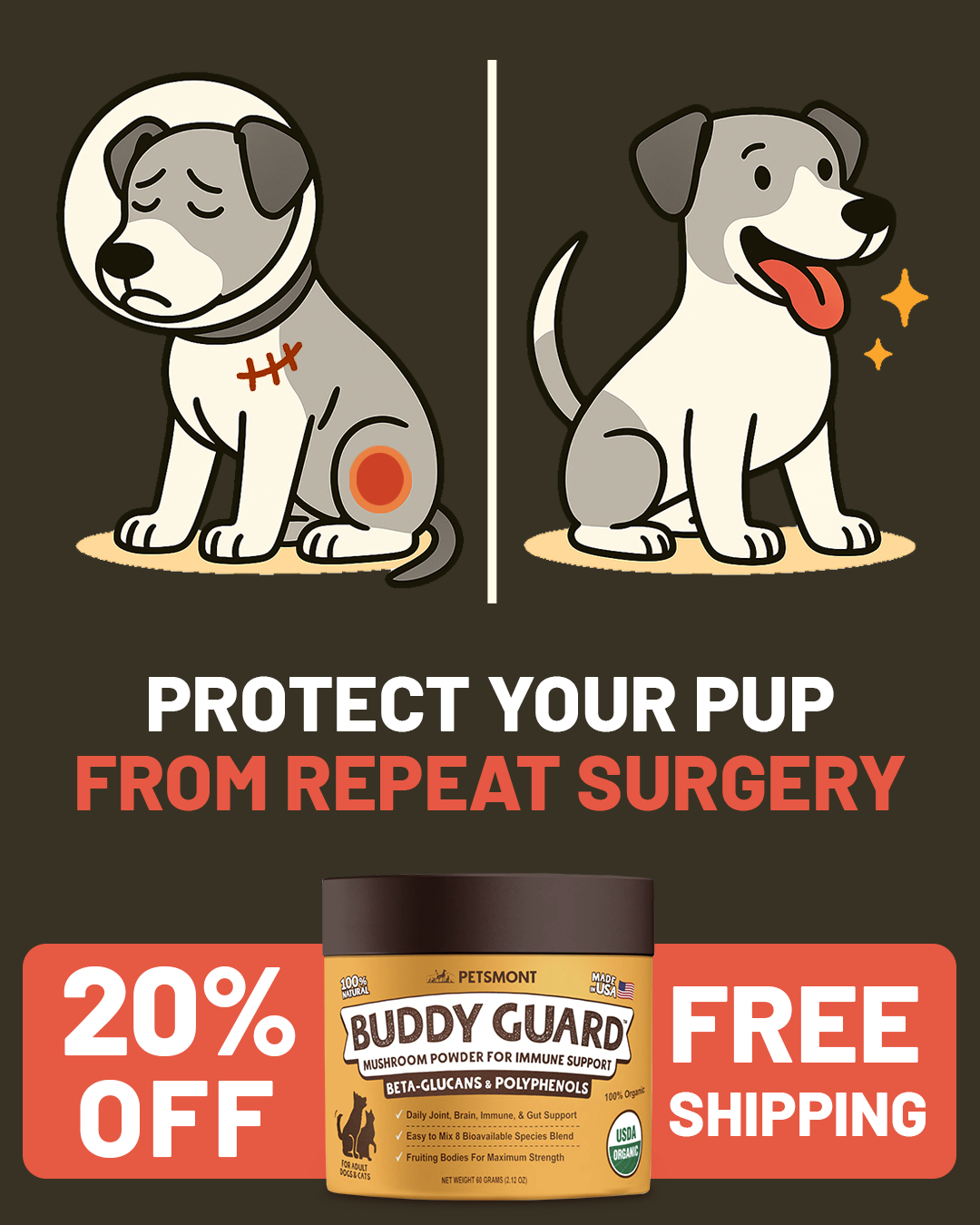 Petsmont Facebook ad