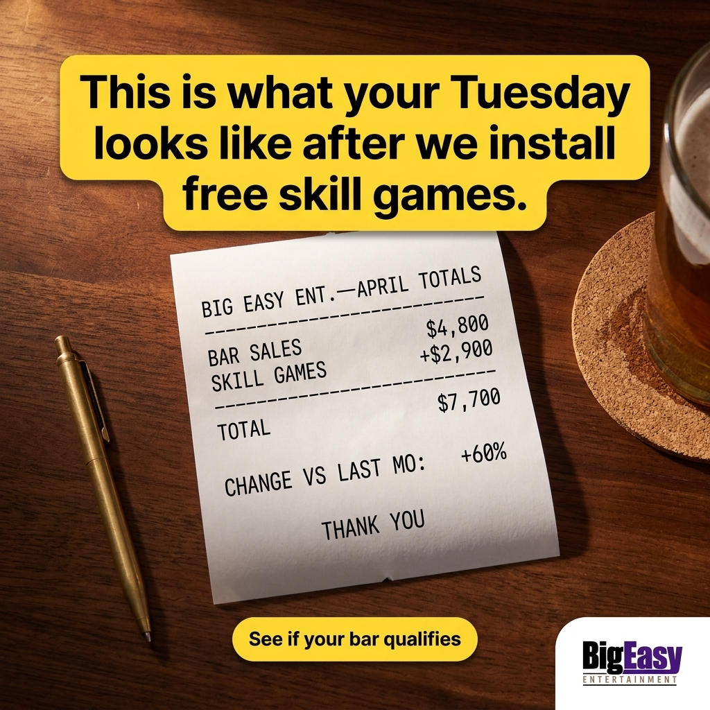 Big Easy Entertainment Facebook ad from Sep 9, 2026