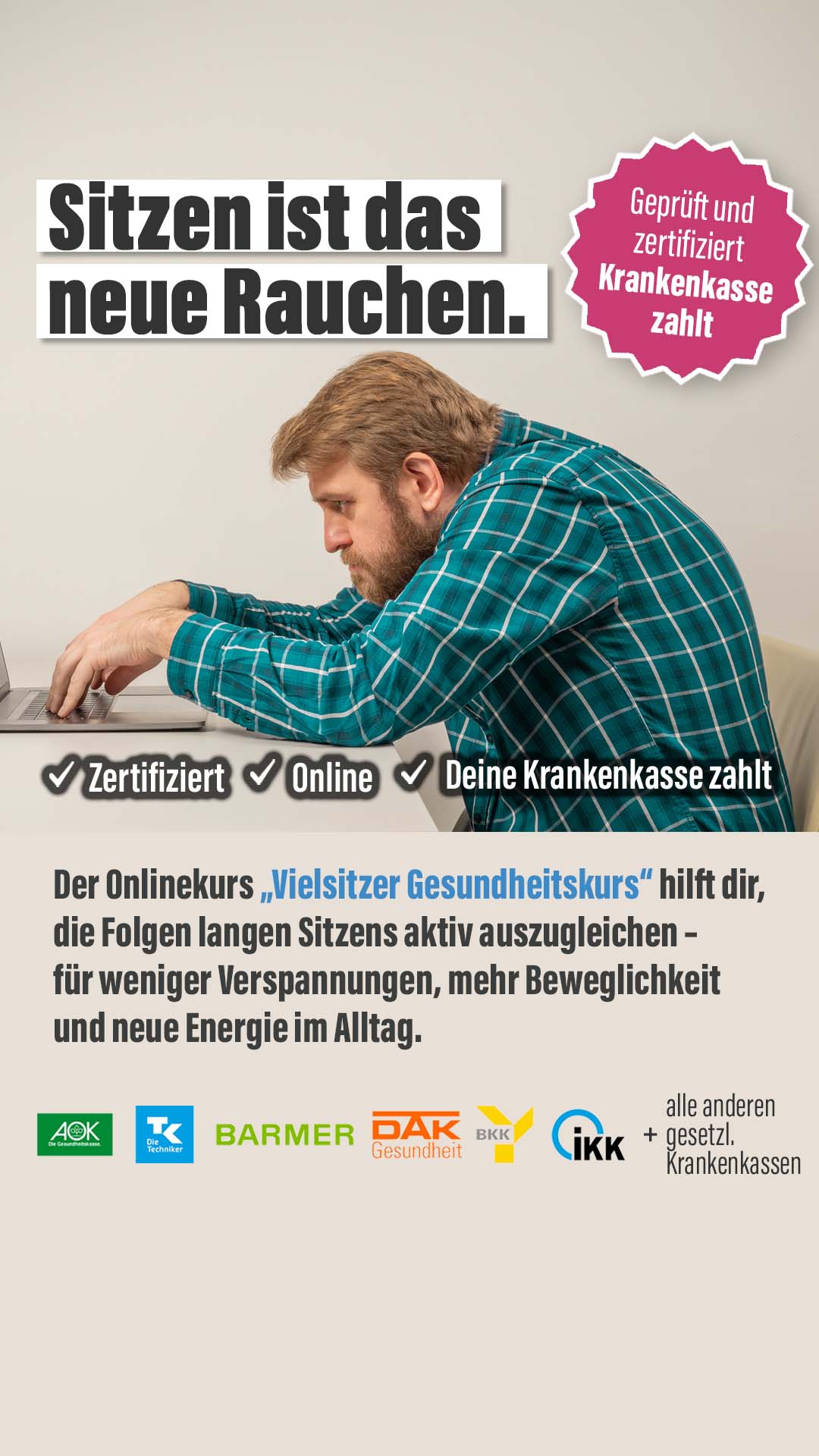 Gesundheitskurs.de Facebook ad
